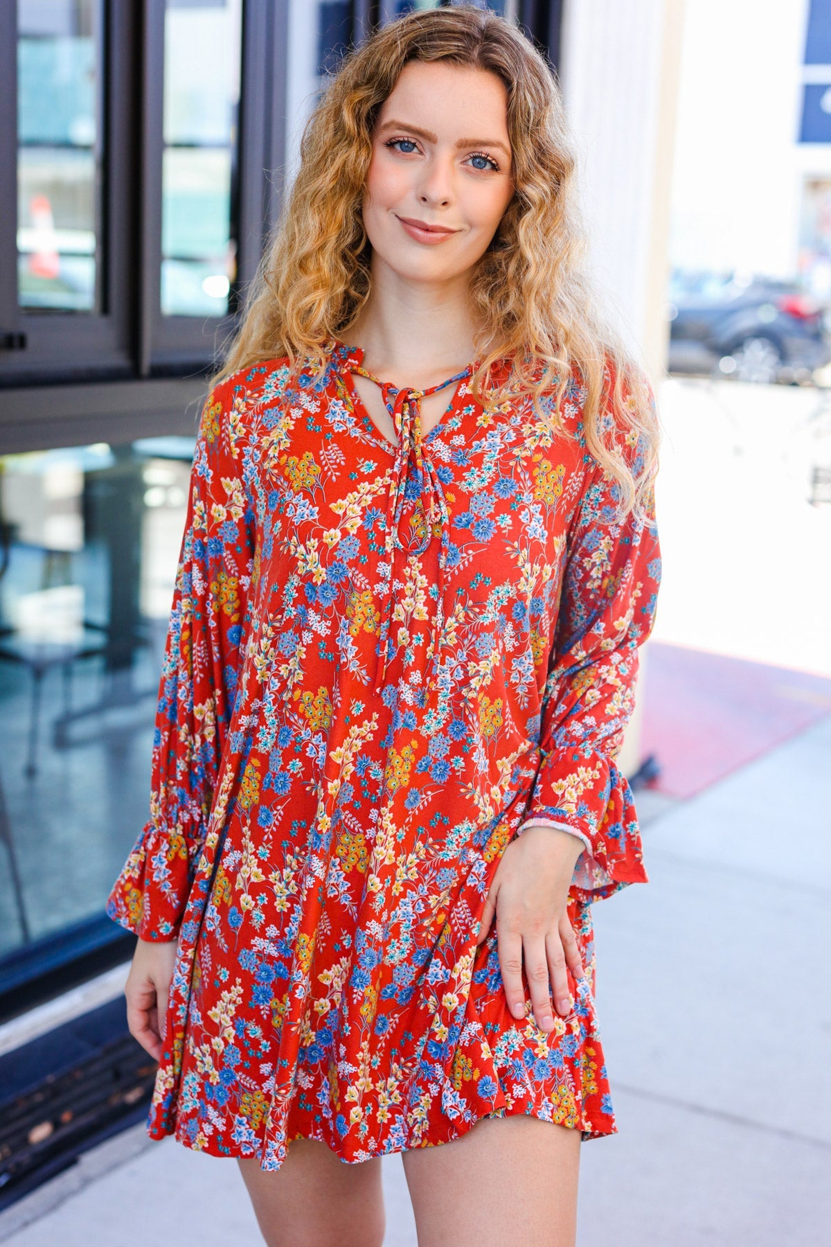 Sunday best bell sleeve dress store