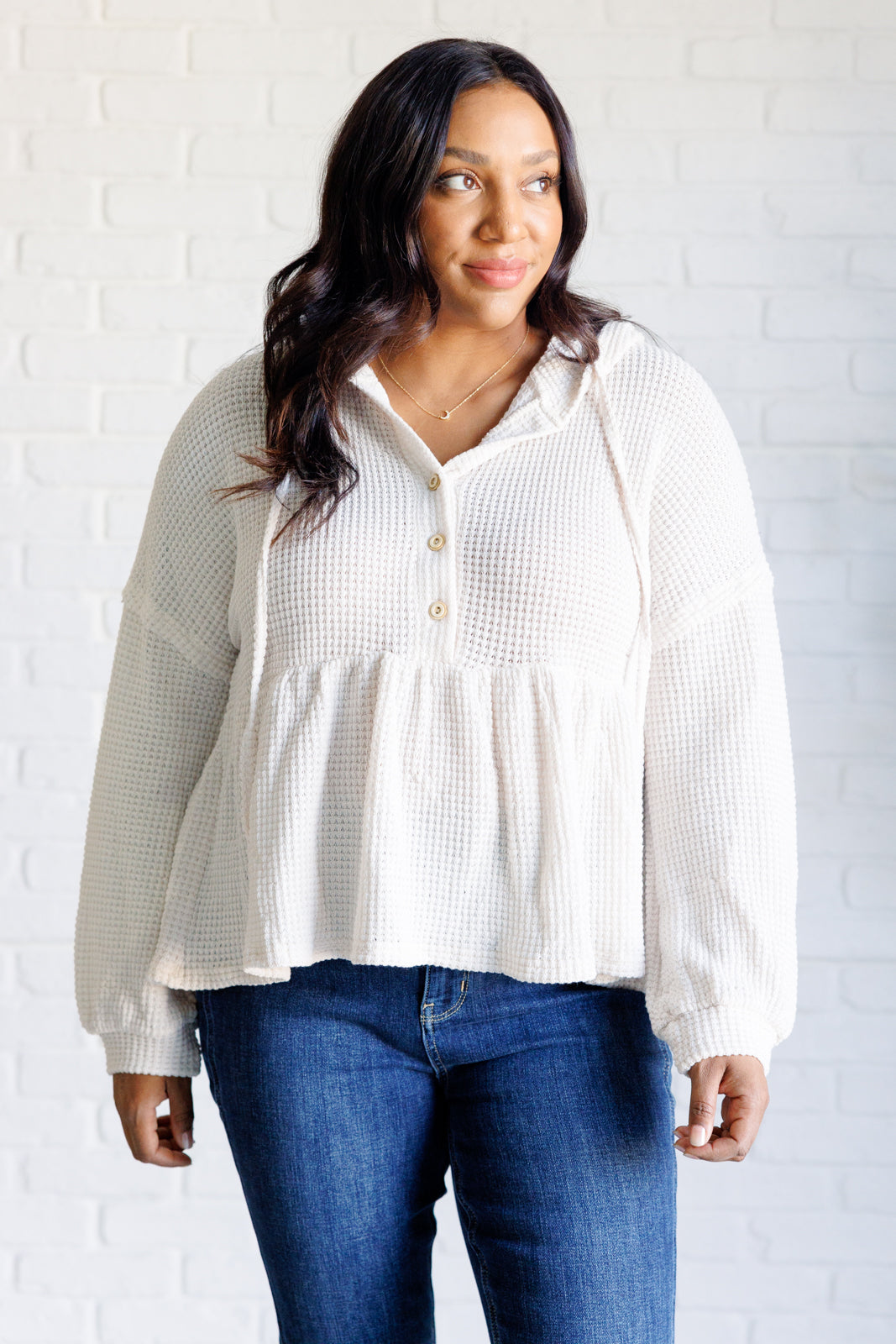 My Favorite Waffle Knit Top