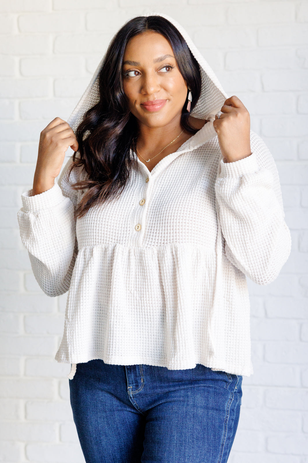 My Favorite Waffle Knit Top