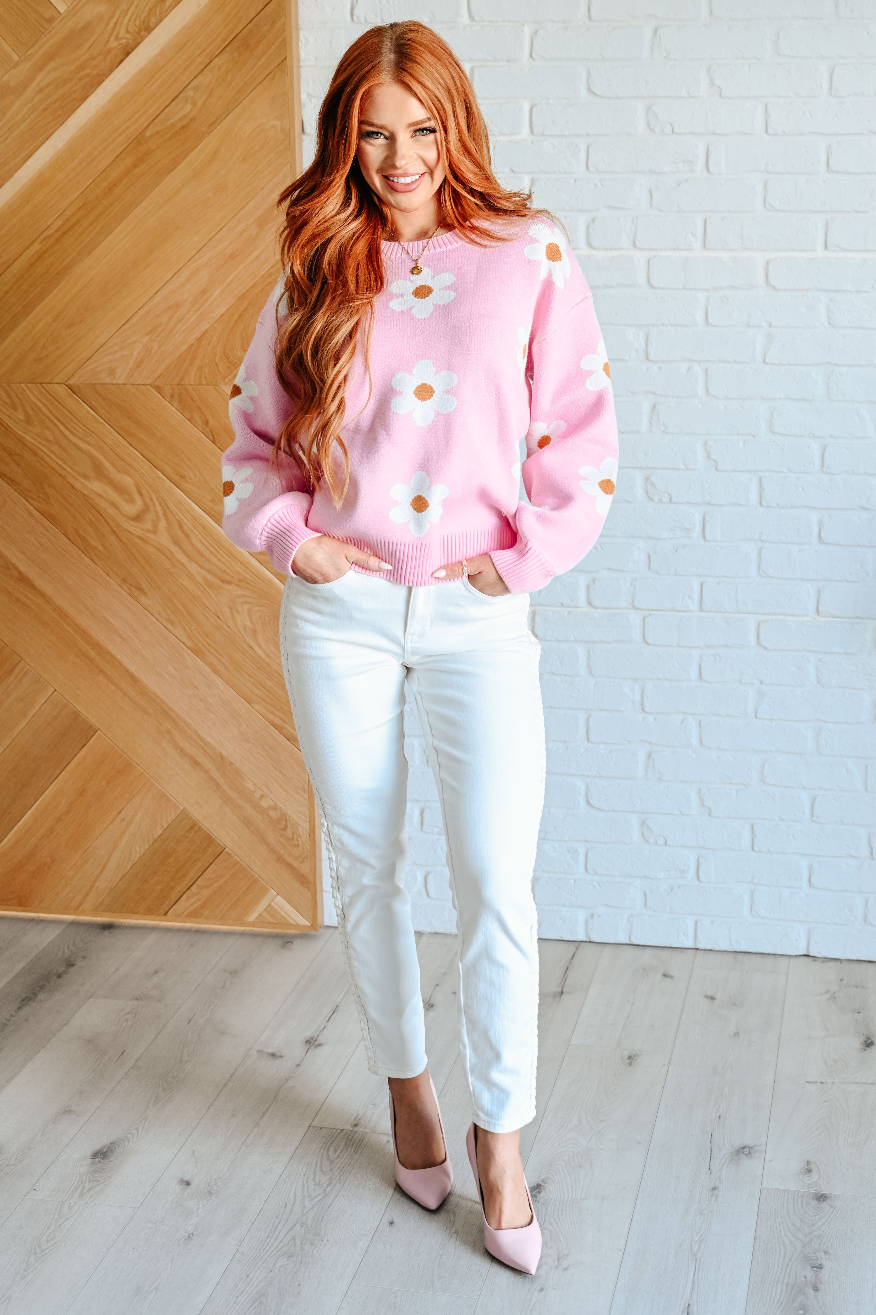 Daisy Sweater in Blush