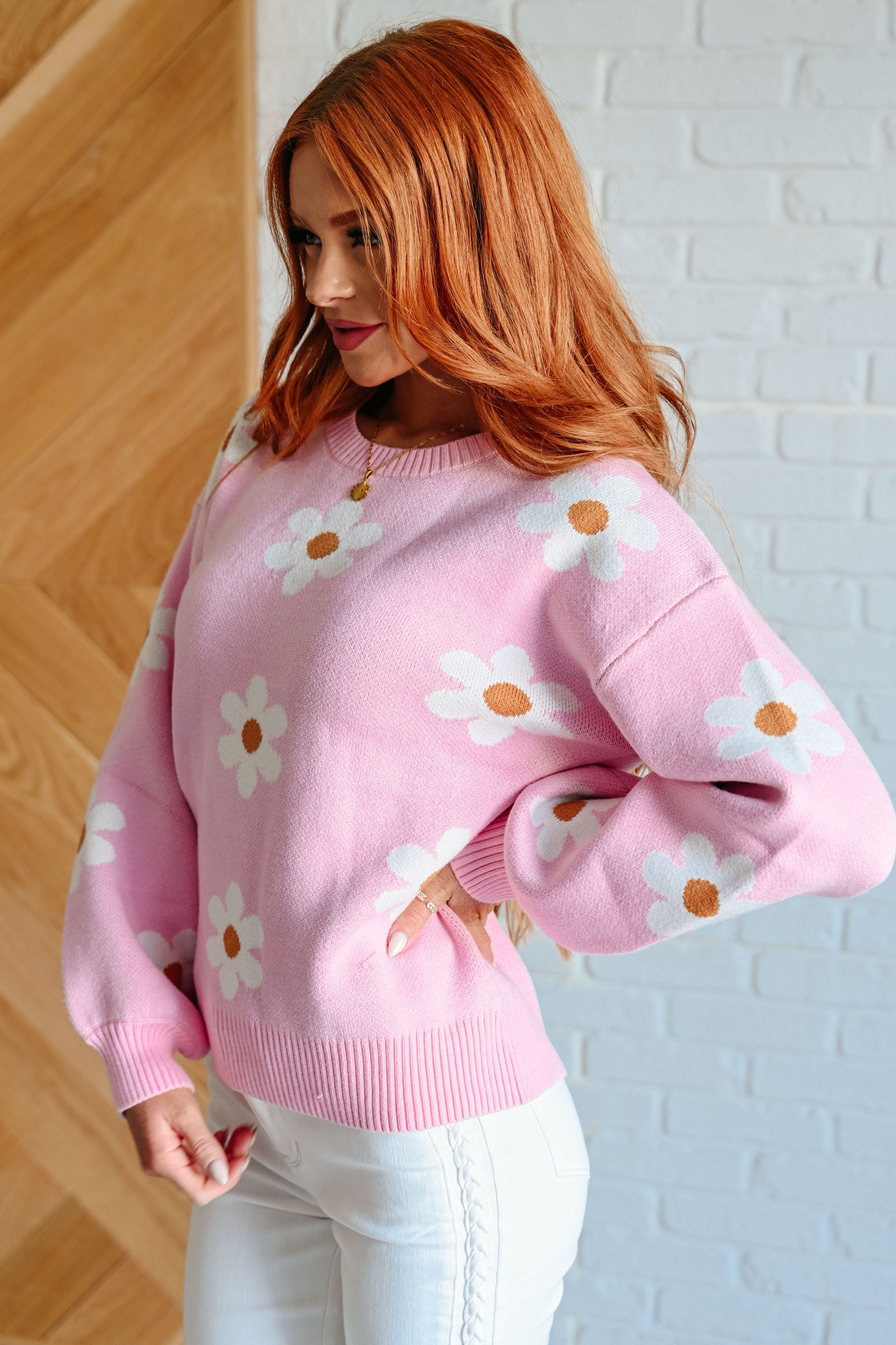 Daisy Sweater in Blush