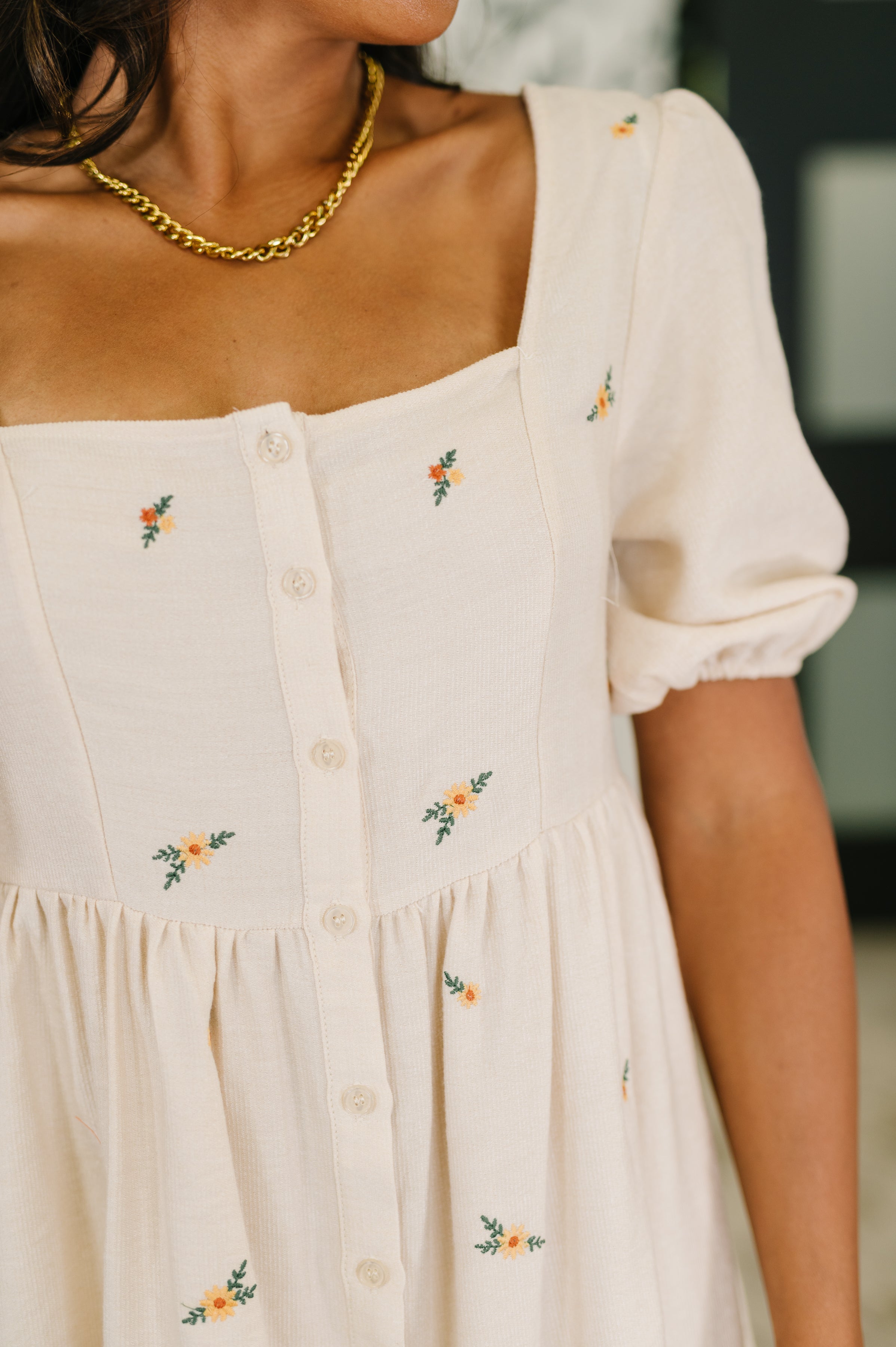 Cottage Embroidered Dress