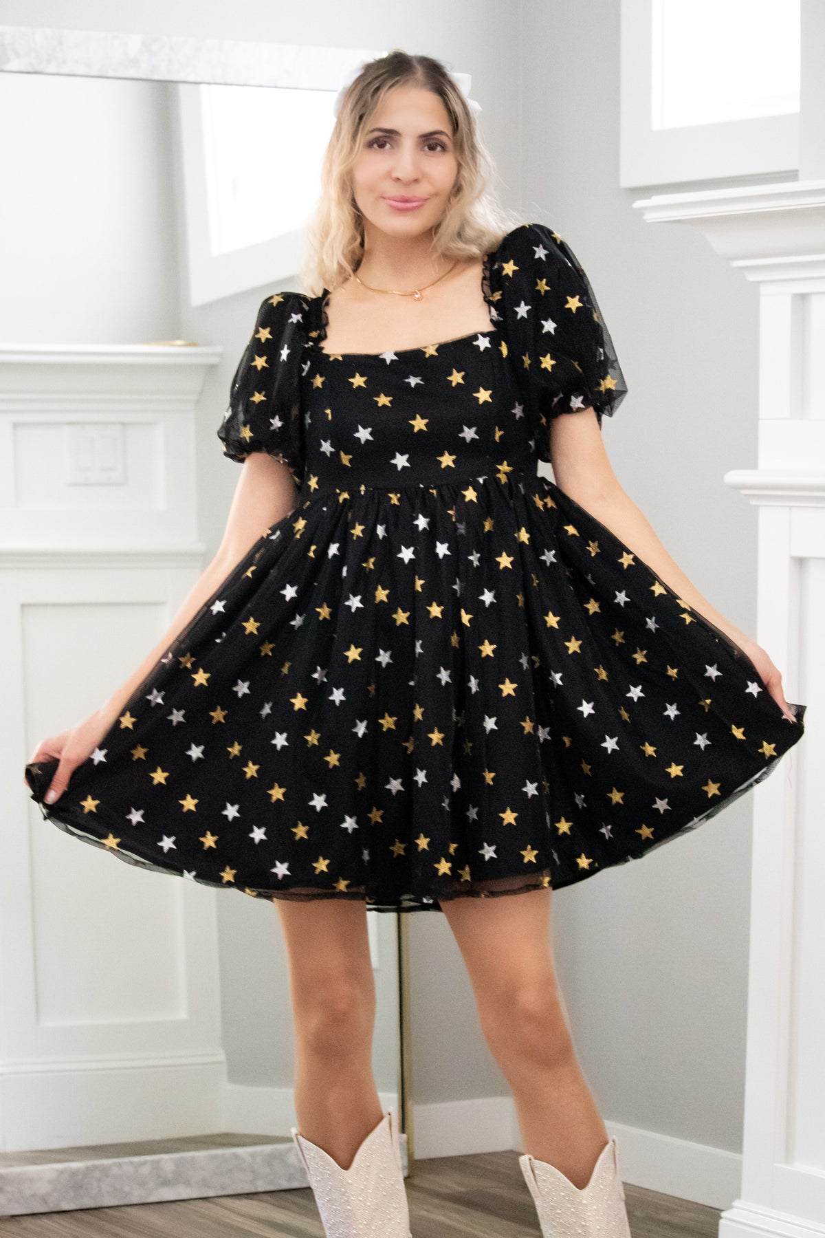 Celestial Dress In Swifty Midnight Stars