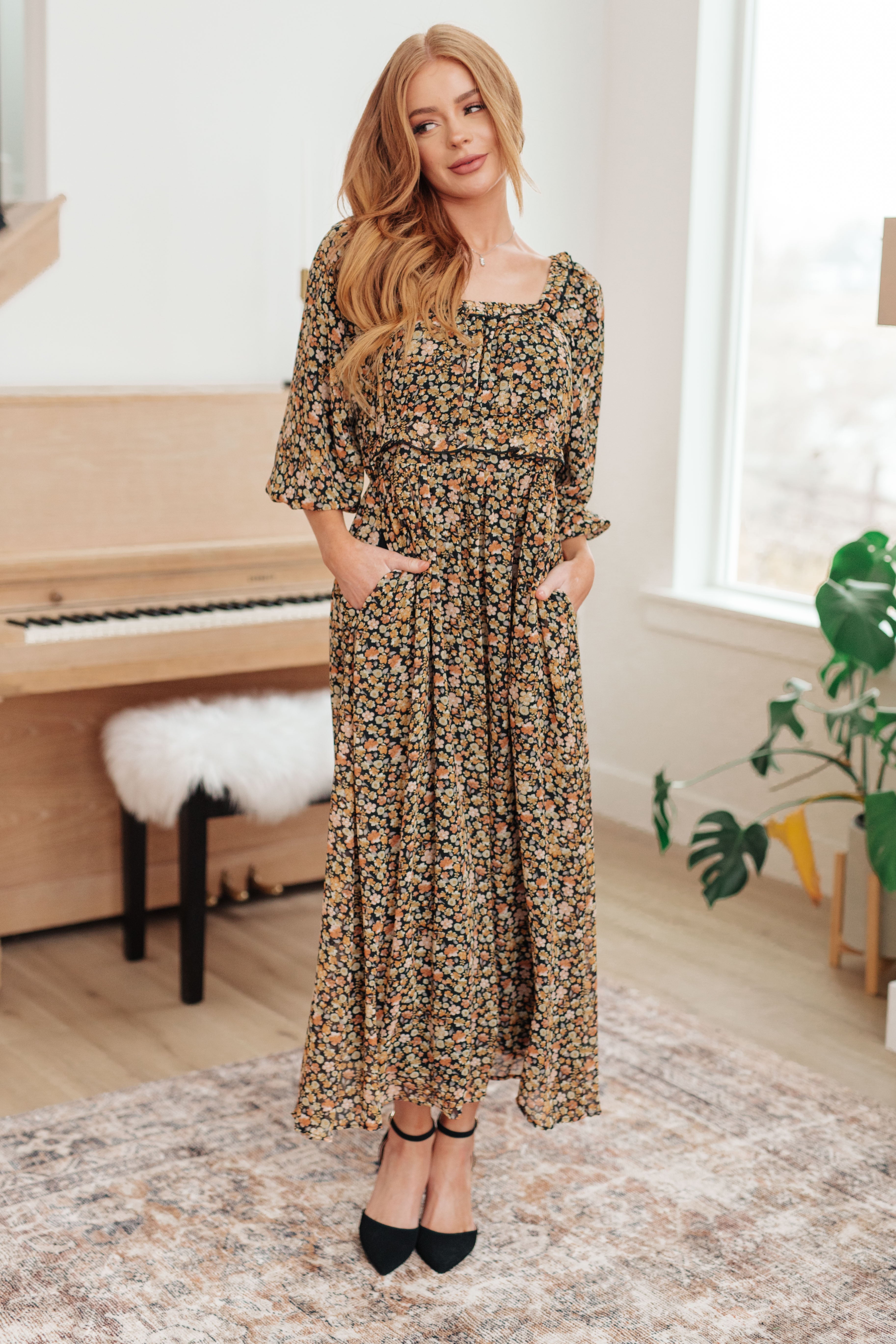 Wildflower Floral Maxi Dress