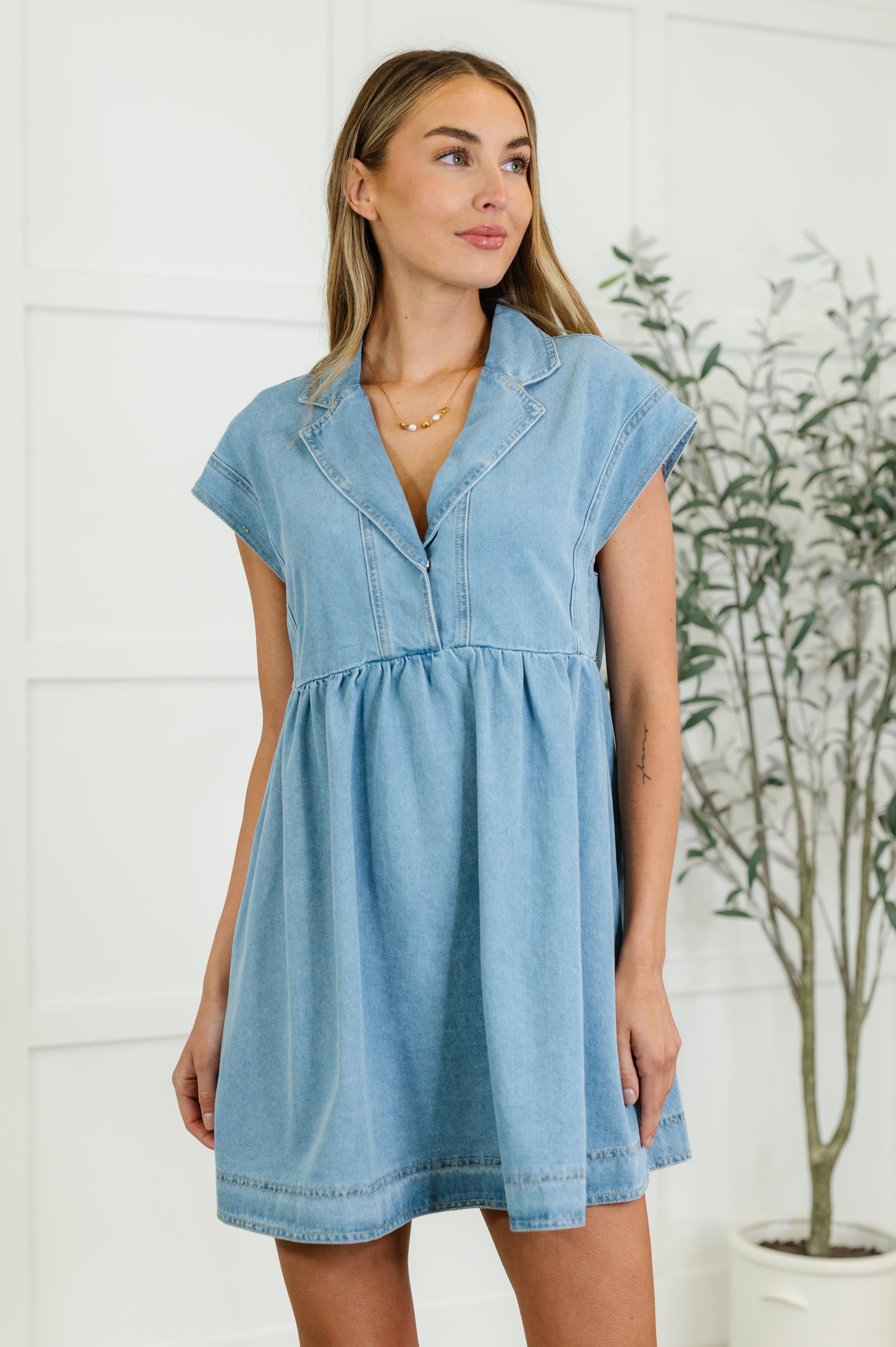 First Rodeo Western Denim Dress