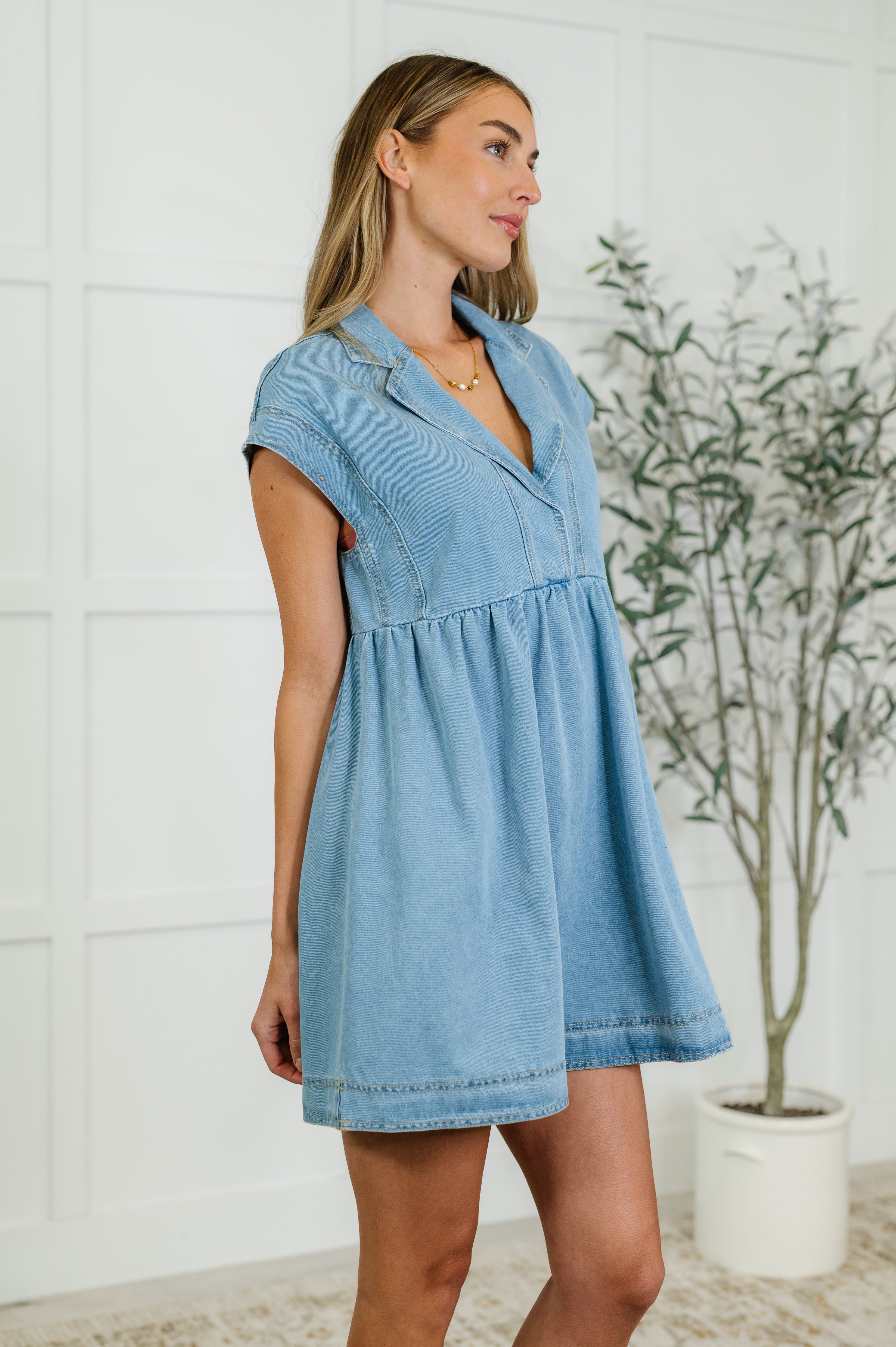 First Rodeo Western Denim Dress