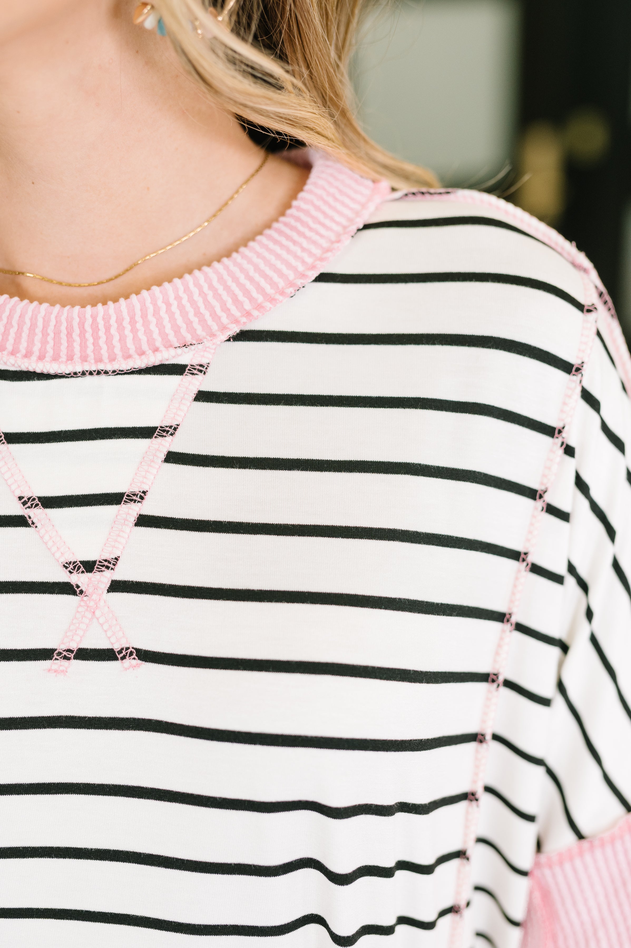 Human Nature Contrast Detailed Top