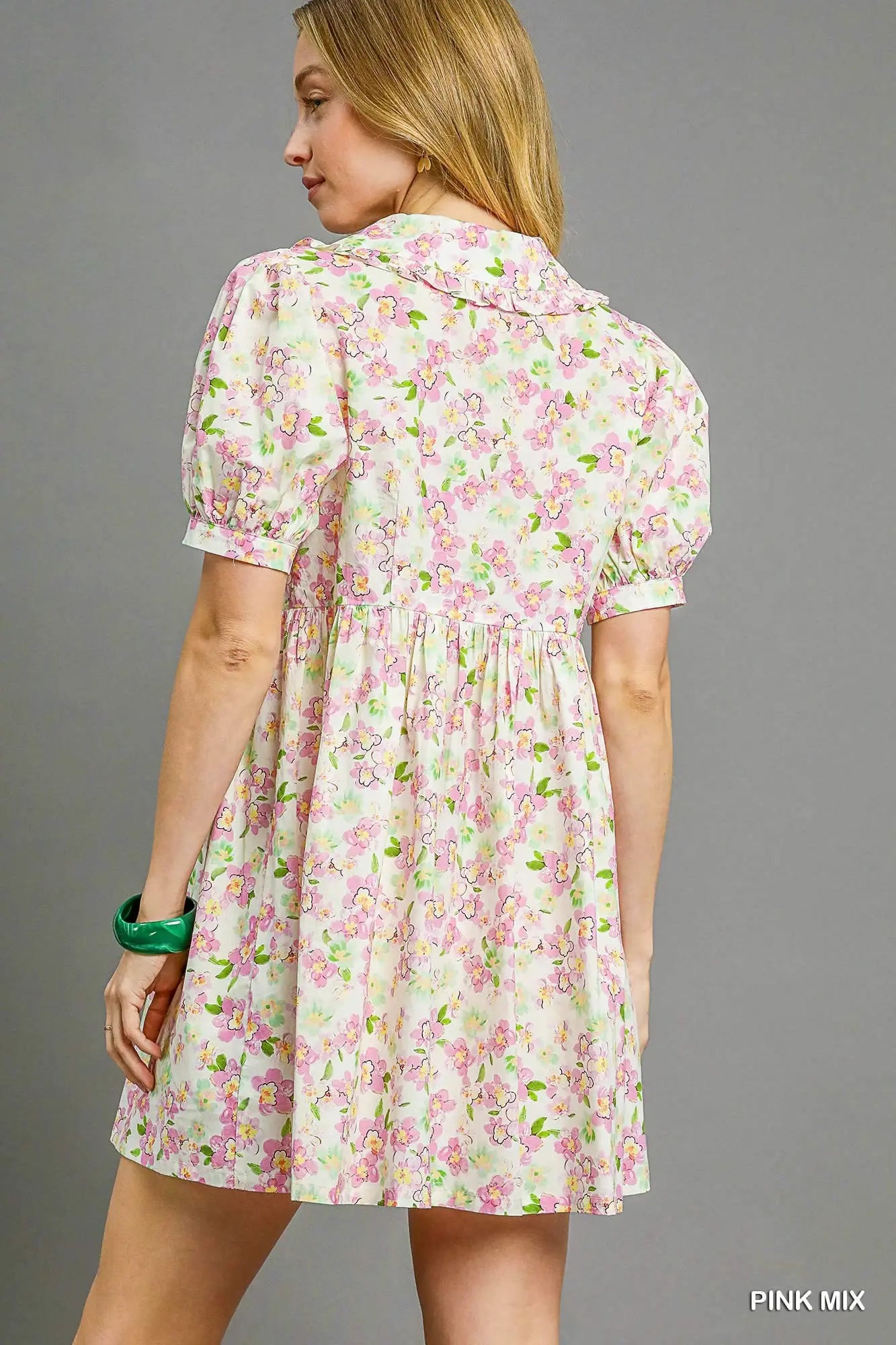 Cherry Blossom Cotton Babydoll Dress *preorder*