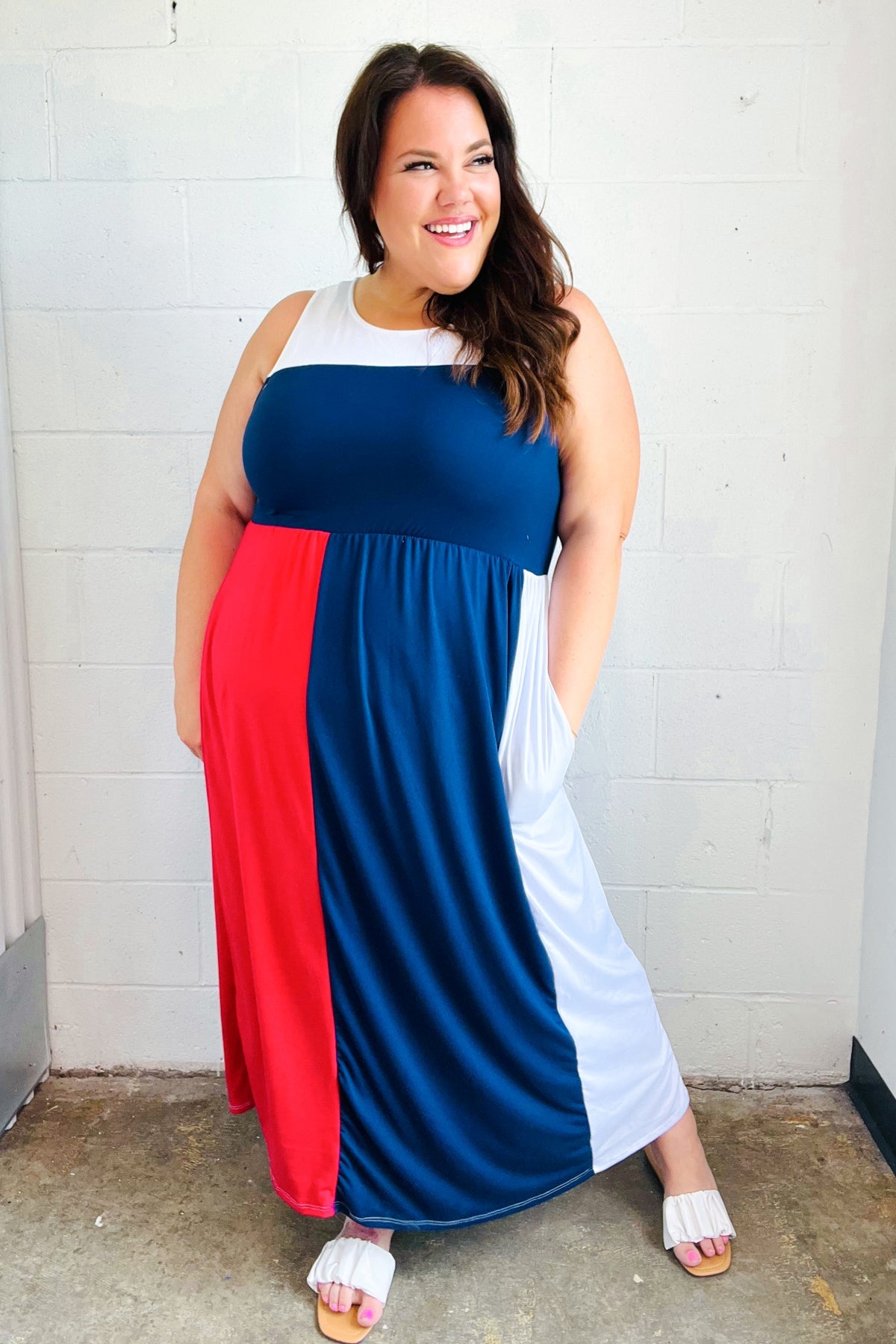 Plus size fourth shops of july maxi dress