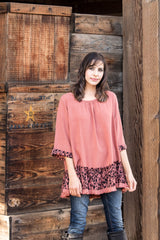 Linen Blouse In Clay -SALE-