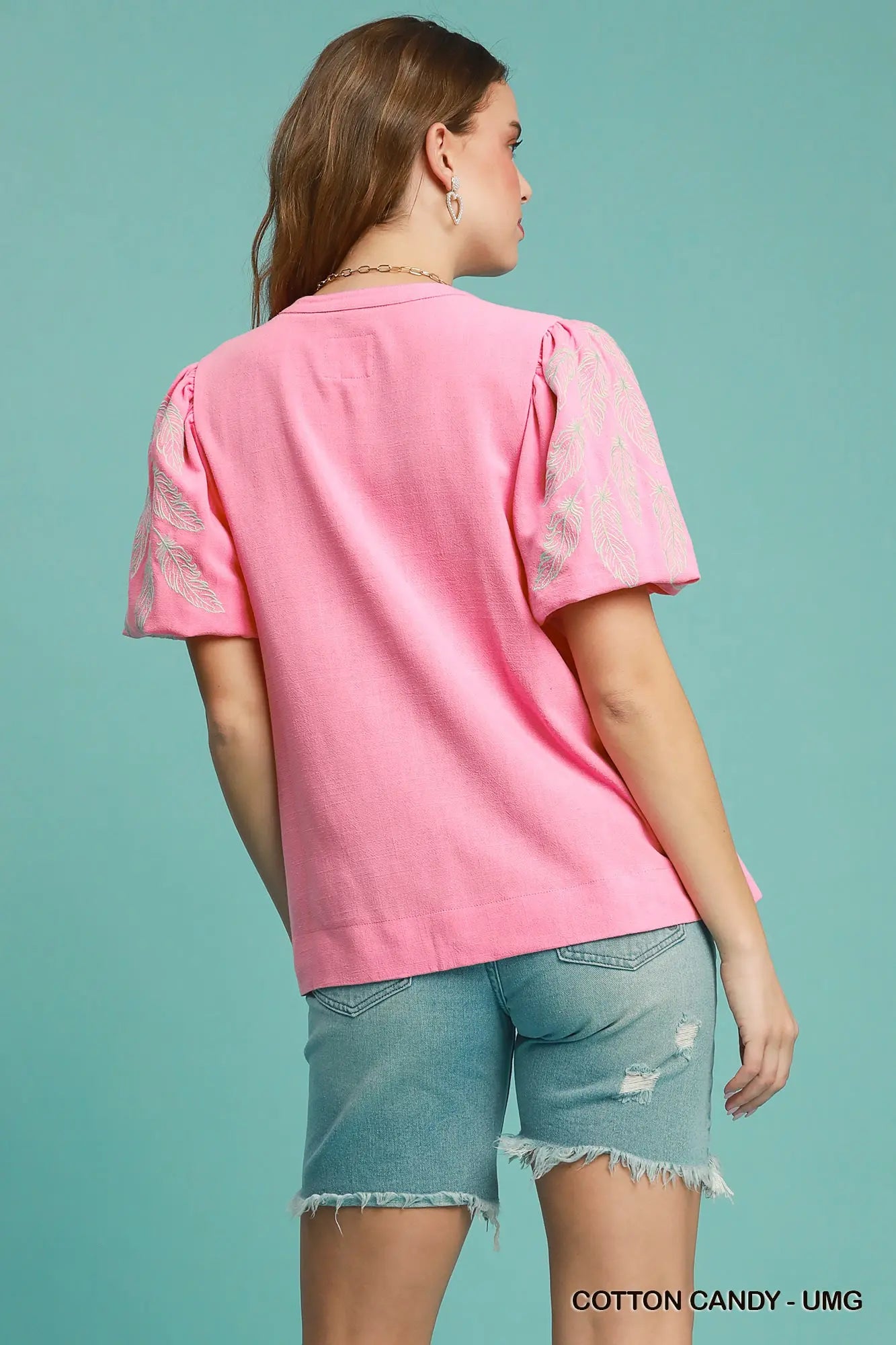 Pretty In Pink Linen Blouse *PREORDER*