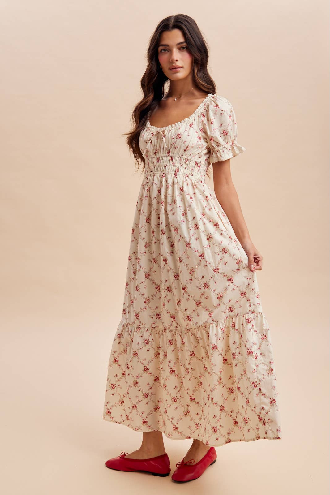 Romantic Rosie Maxi Dress in 100 Cotton