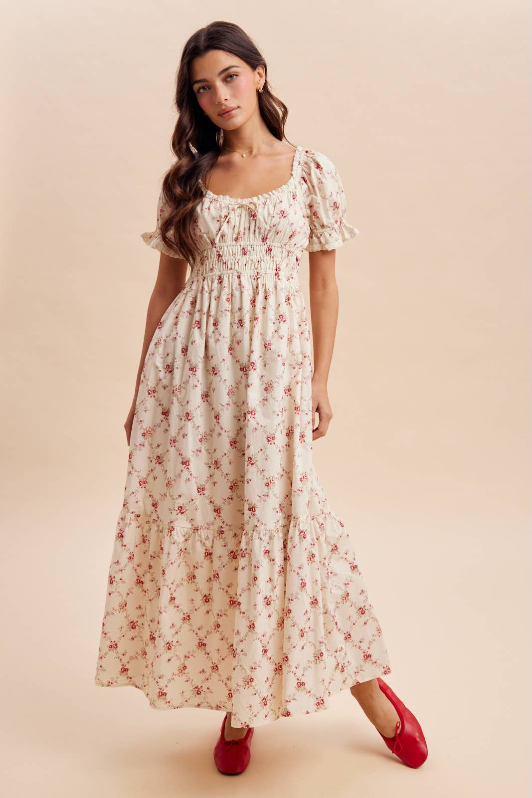Romantic Rosie Maxi Dress in 100 Cotton