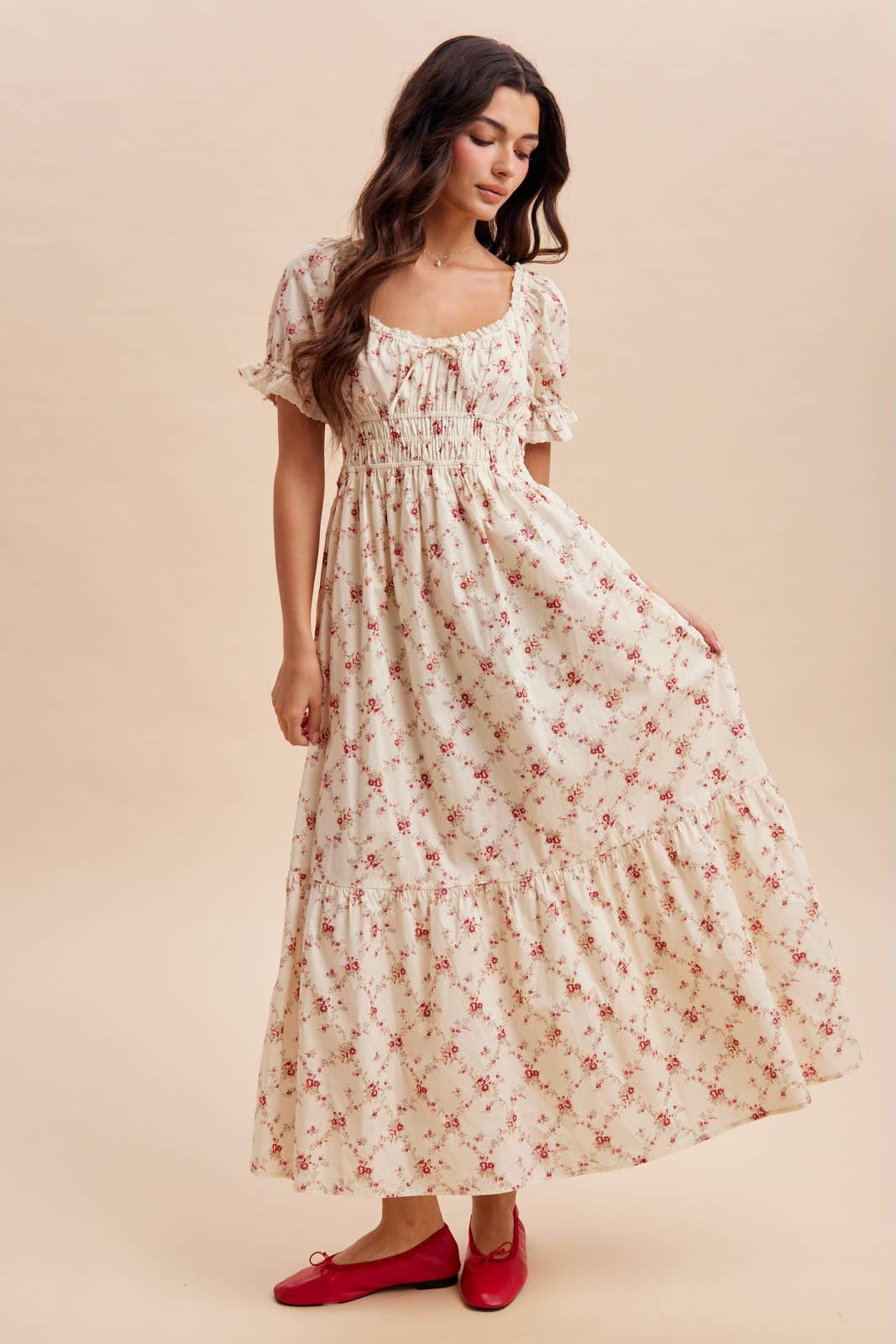 Romantic Rosie Maxi Dress in 100 Cotton