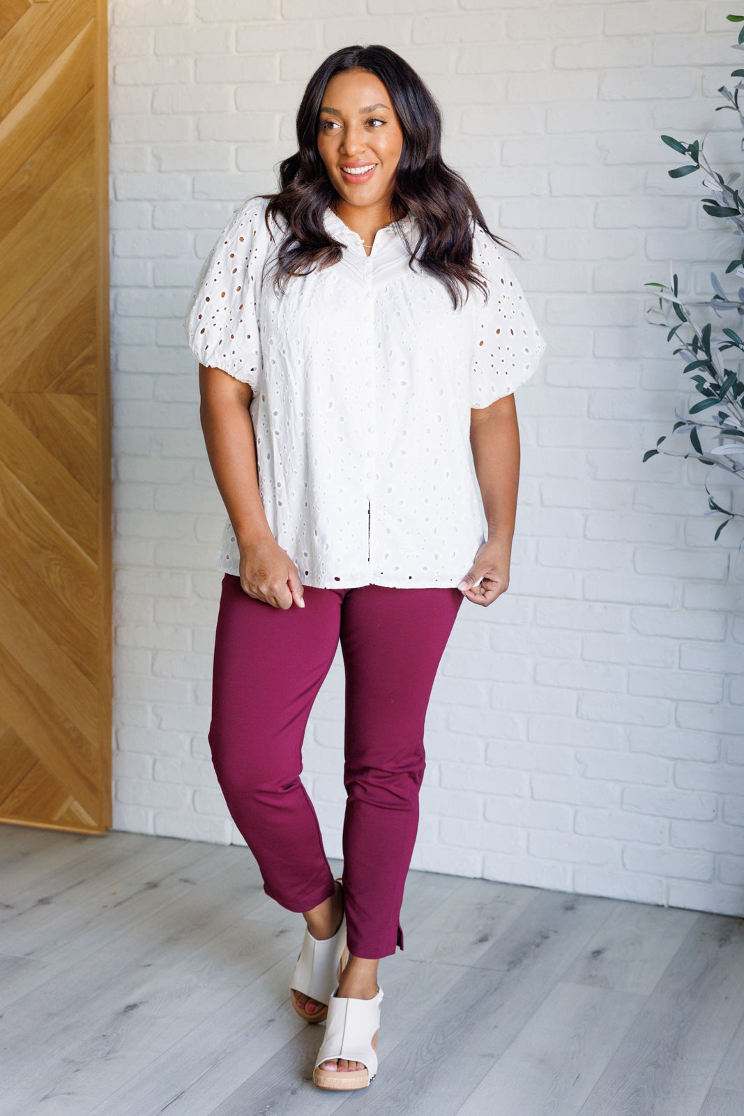 Eyelet Lace Blouse