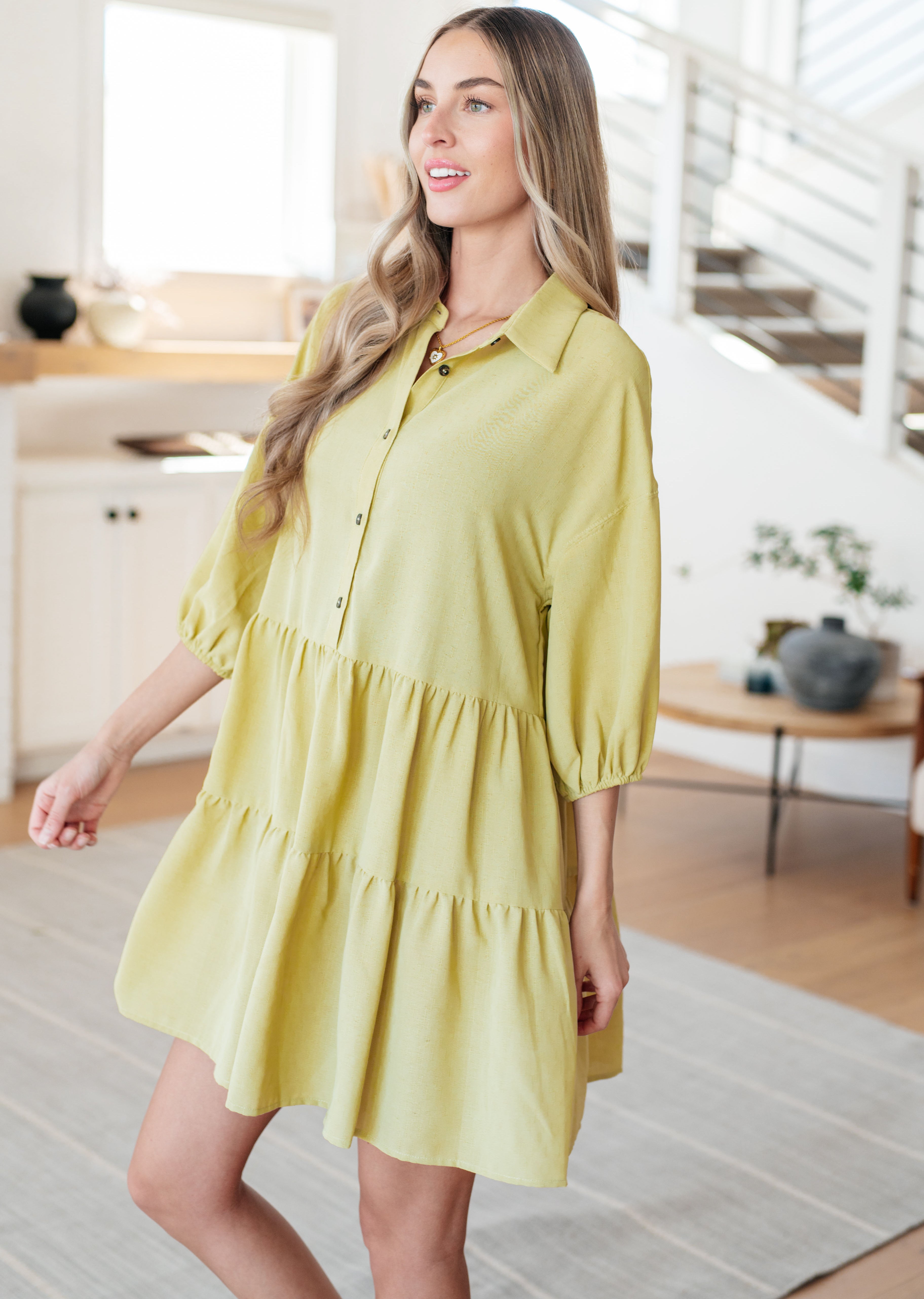 Just Like Honey Tiered Dress -FINAL SALE-