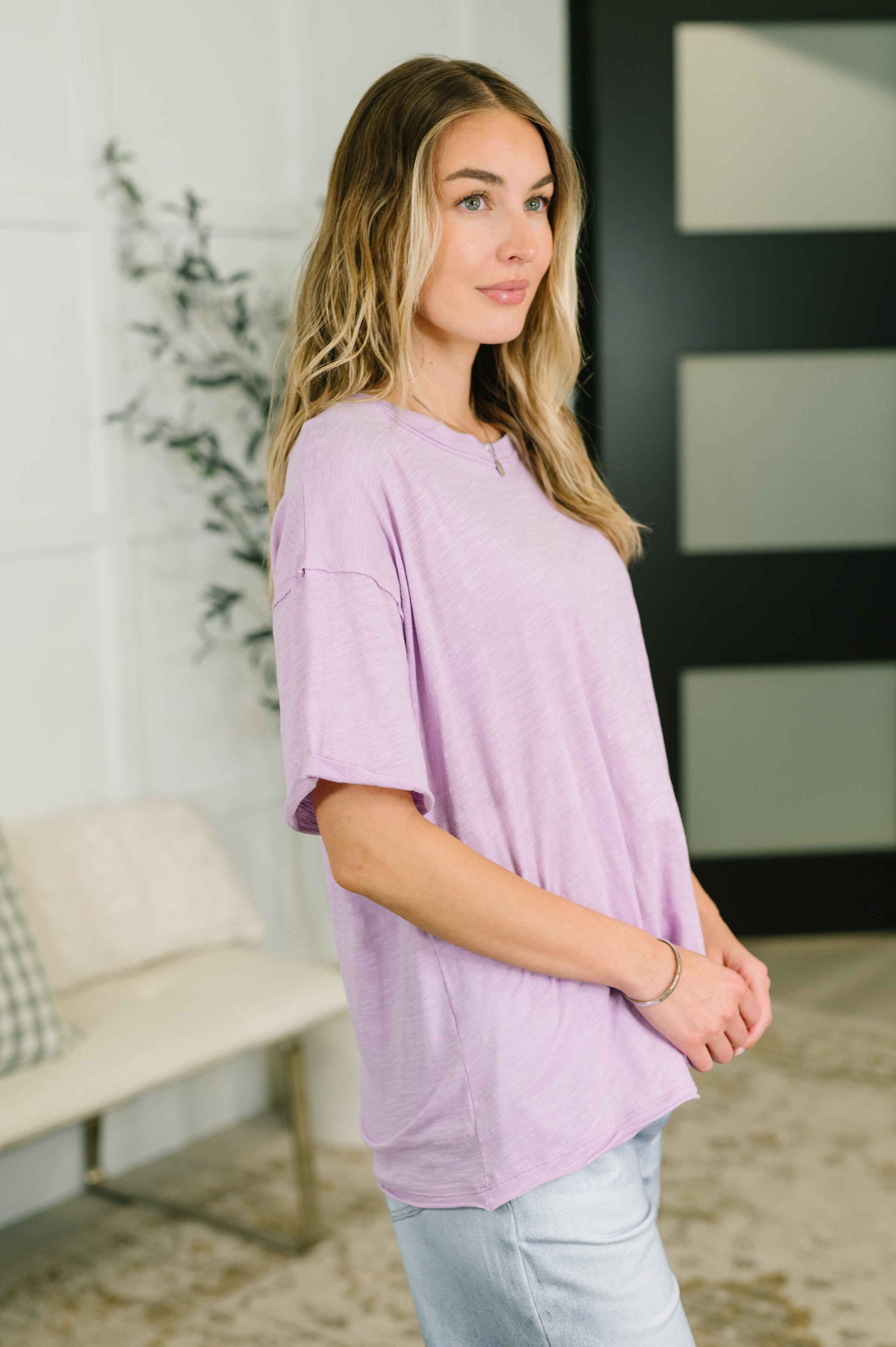 Lilac Daydream Cotton Tee