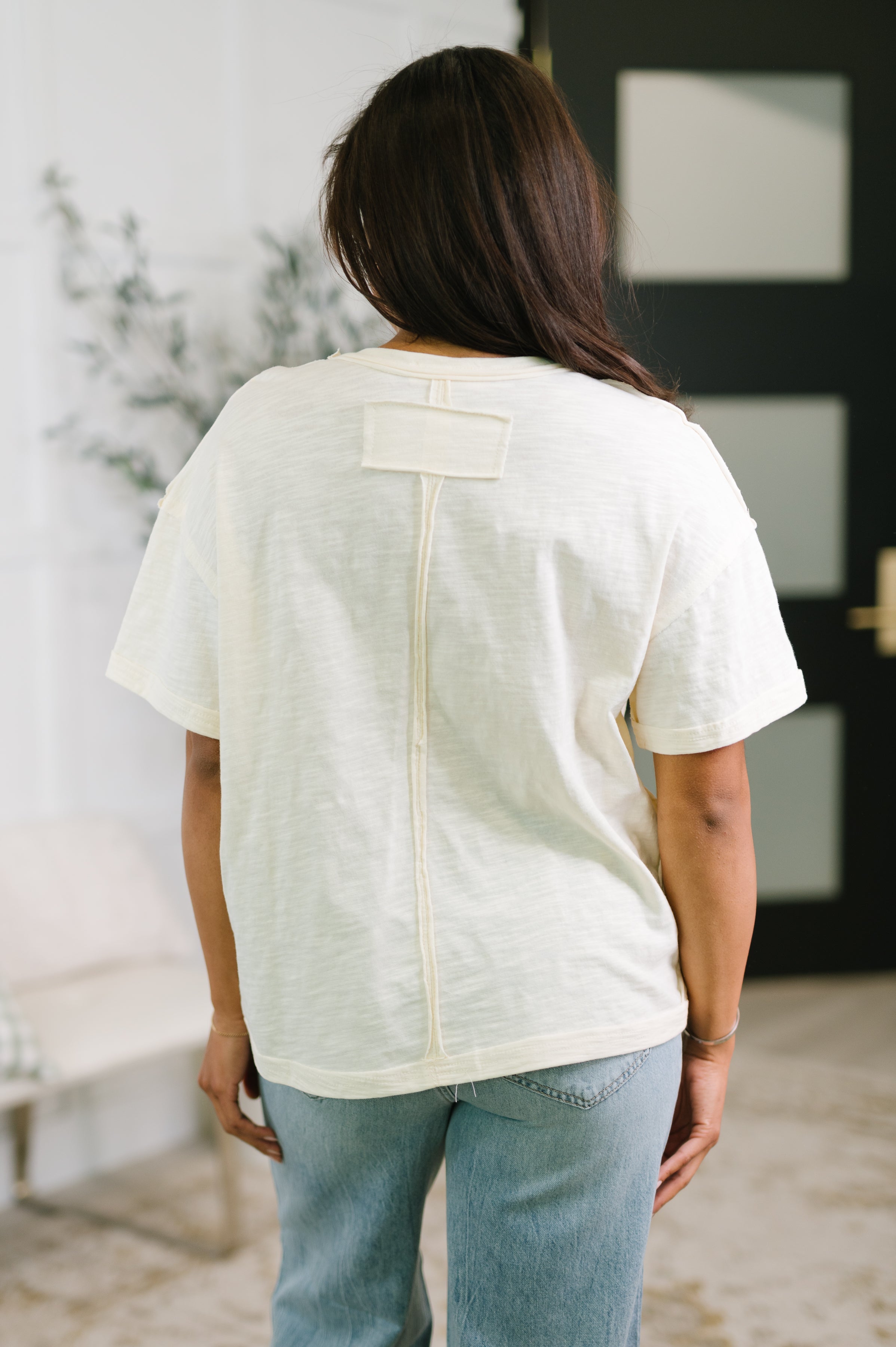 Wildflowers Applique Cotton Top