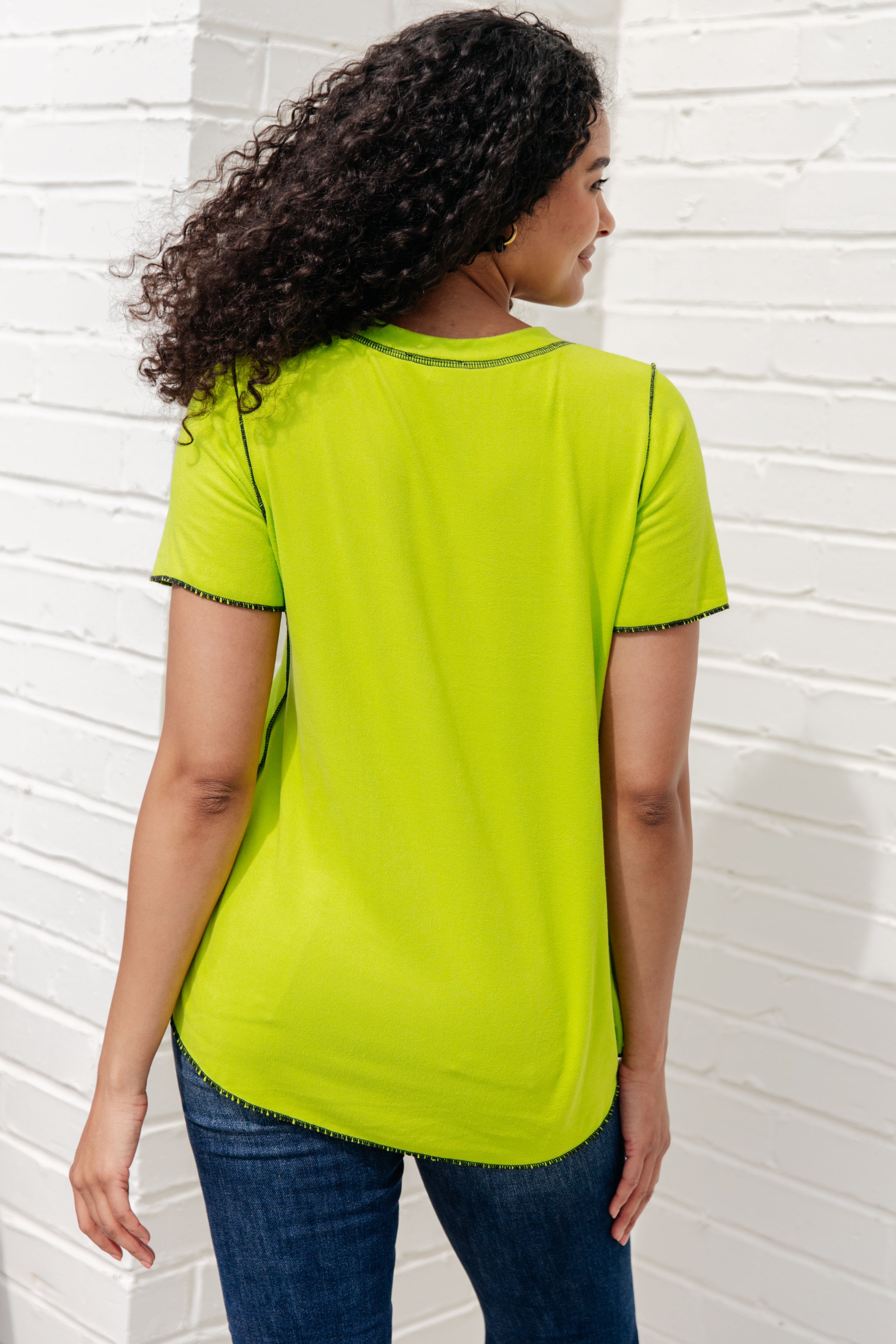 Lemons and Limes Contrast Neon Top