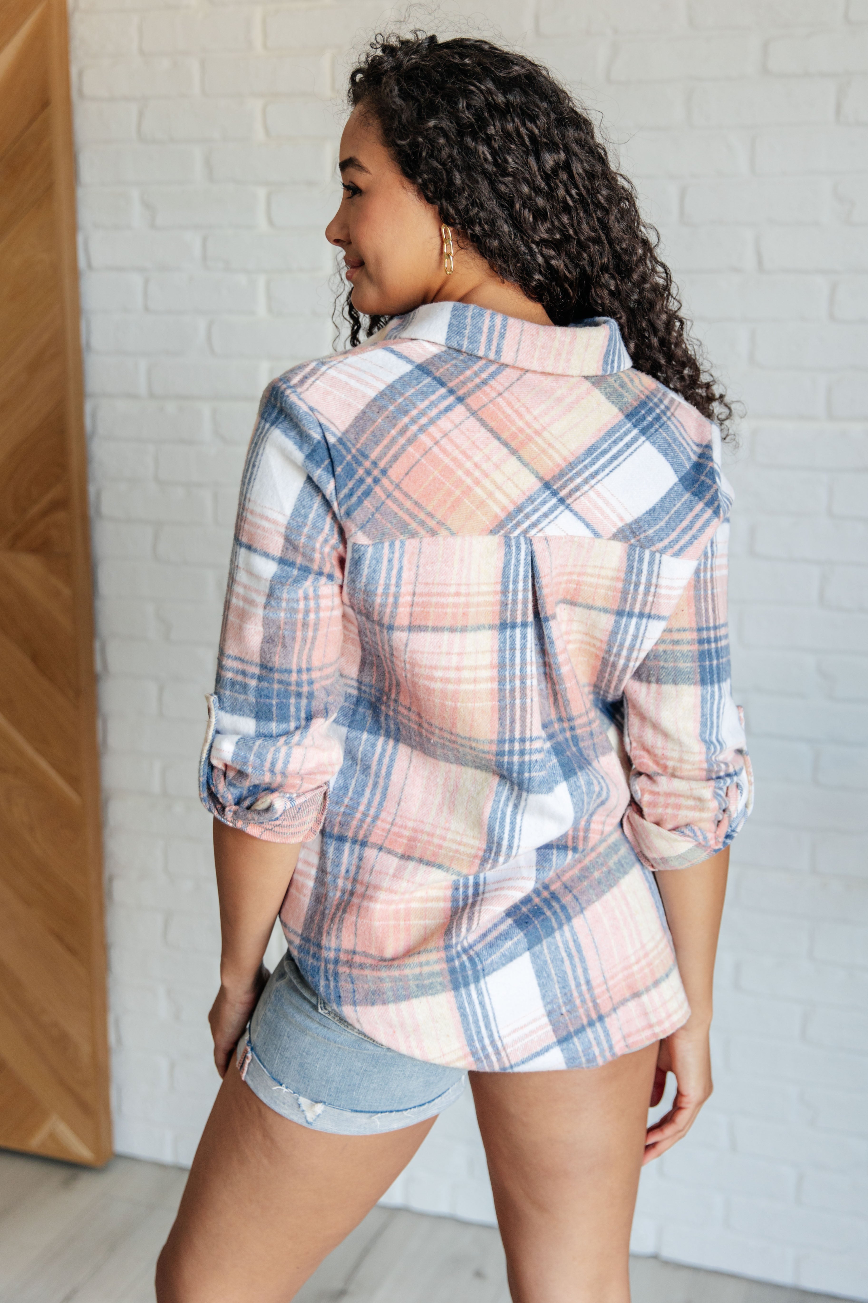 Lumber Jill Plaid Button Down Top