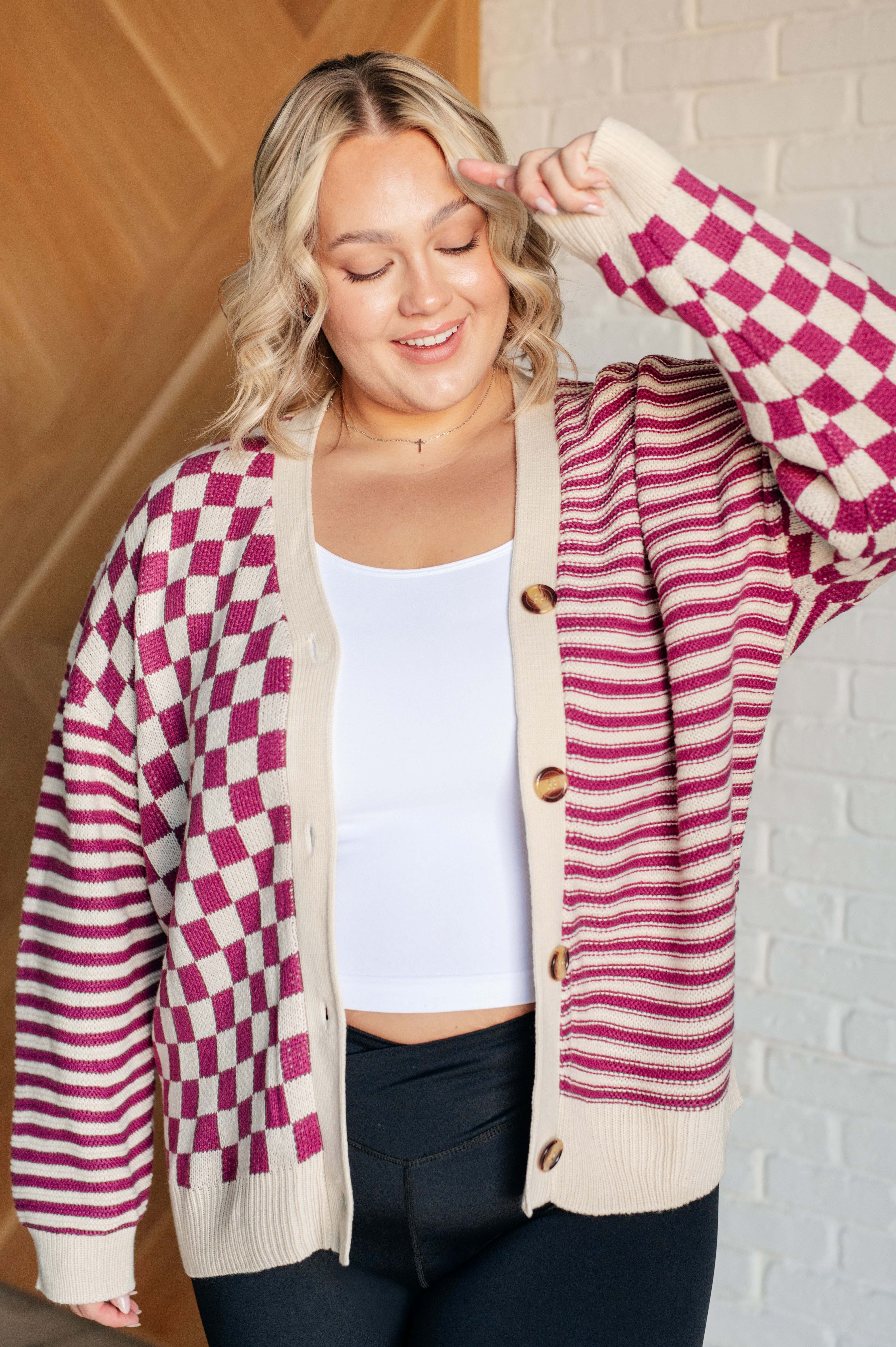 Swept Away Button Down Sweater Knit Cardigan