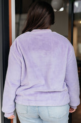 Lovely In Lavender Zip Up Jacket