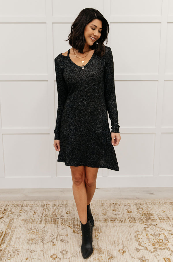 Paloma Tunic Dress In Black -SALE-