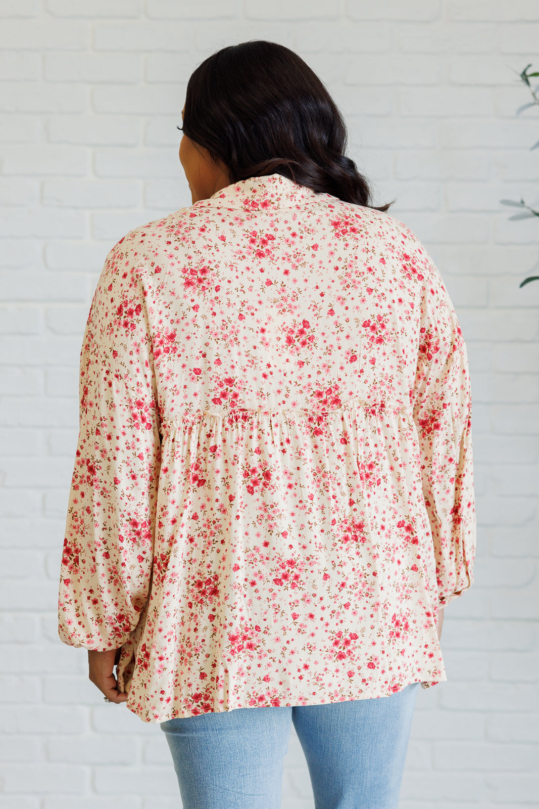 Ditsy Floral Button Down Babydoll