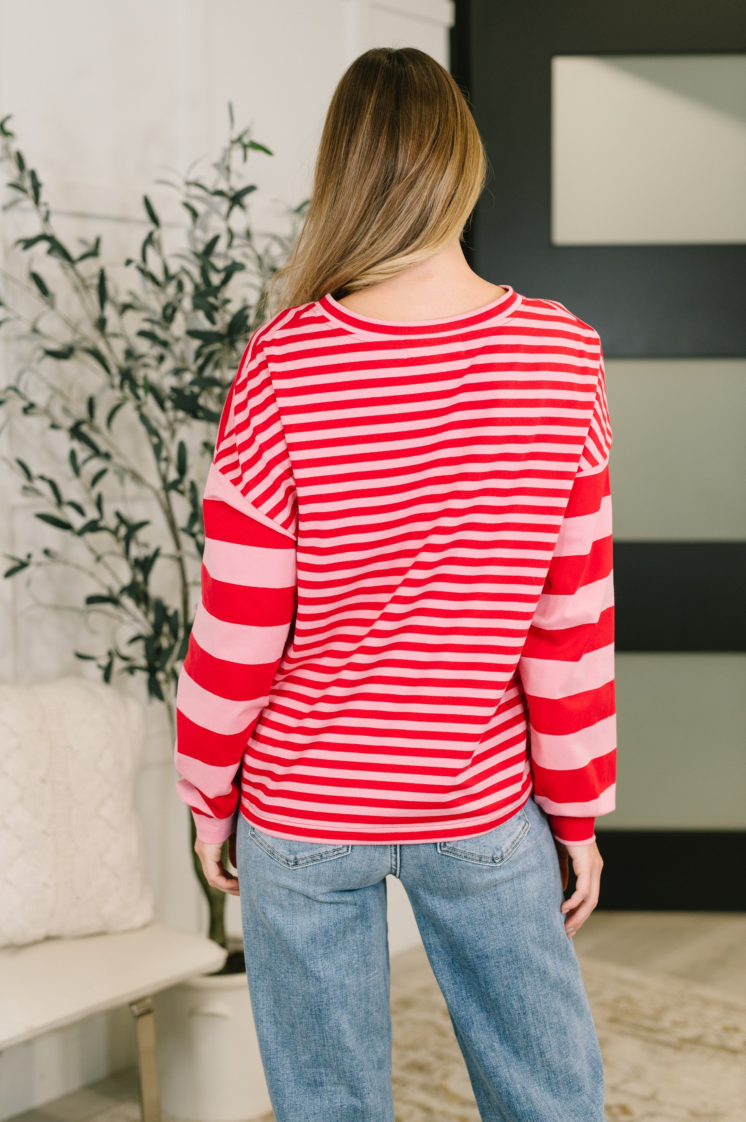 Candy Cane Lane Pullover Top