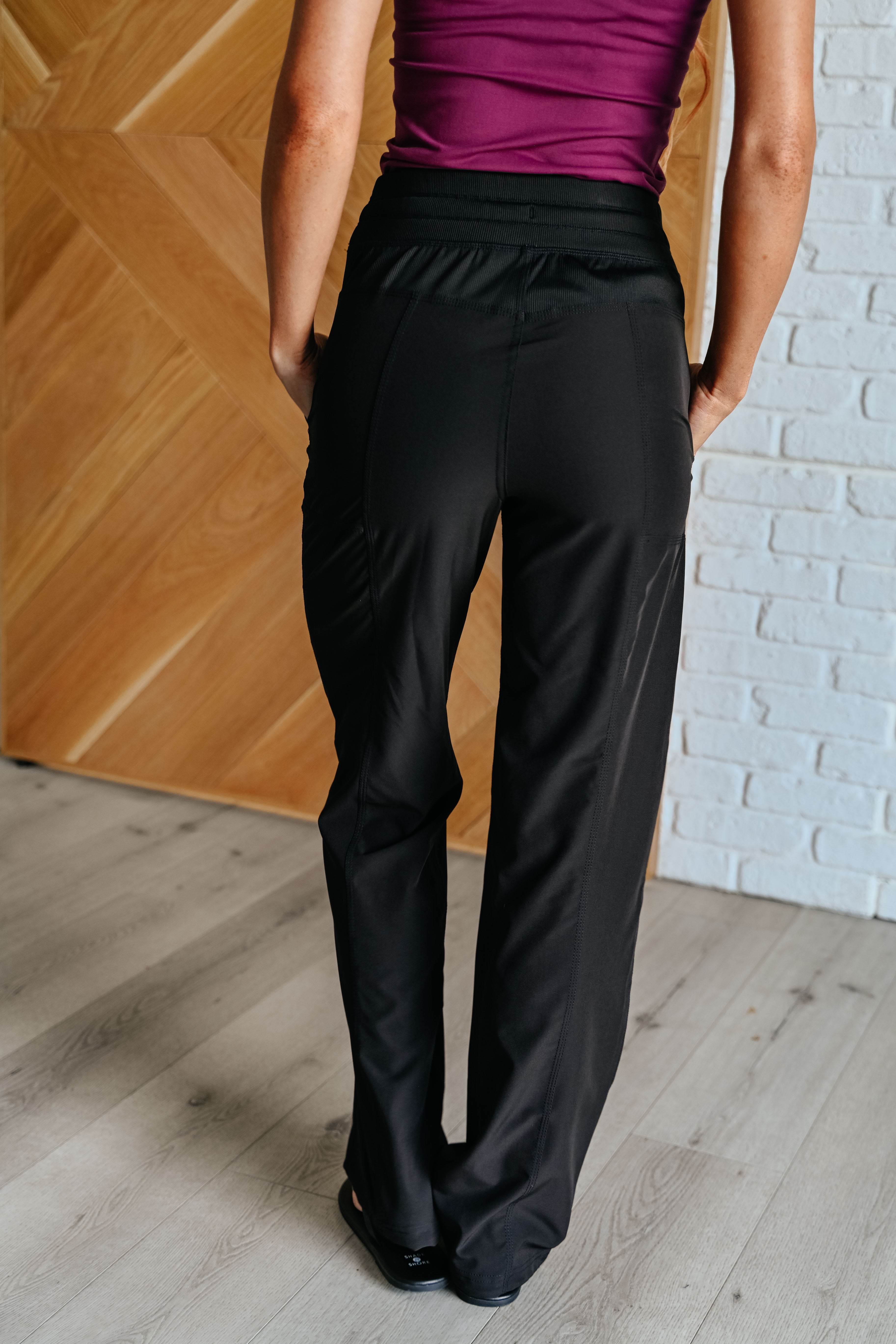 Study Hall Drawstring Joggers in Black