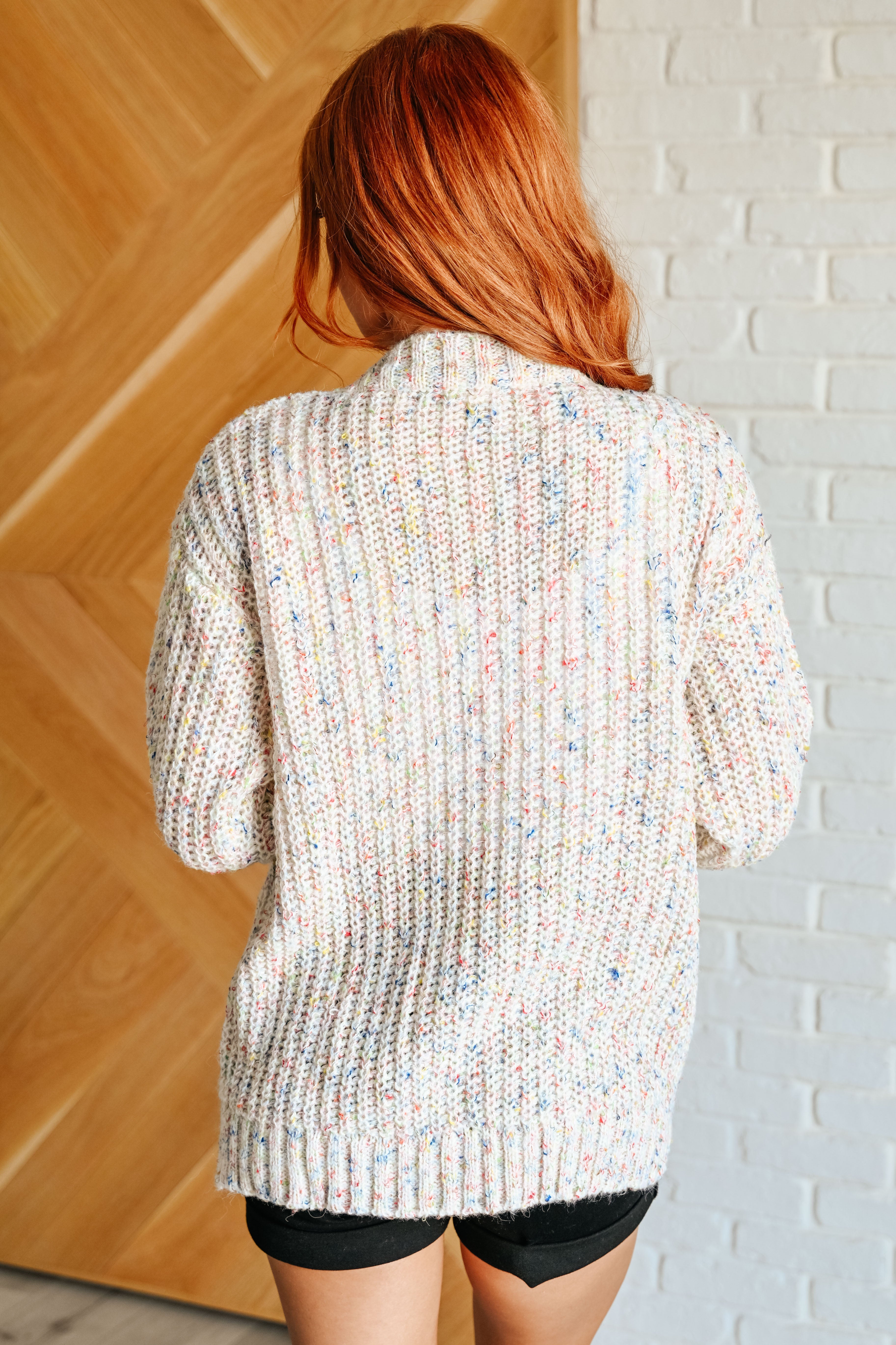 Confetti Cake Sweater Knit Cardigan