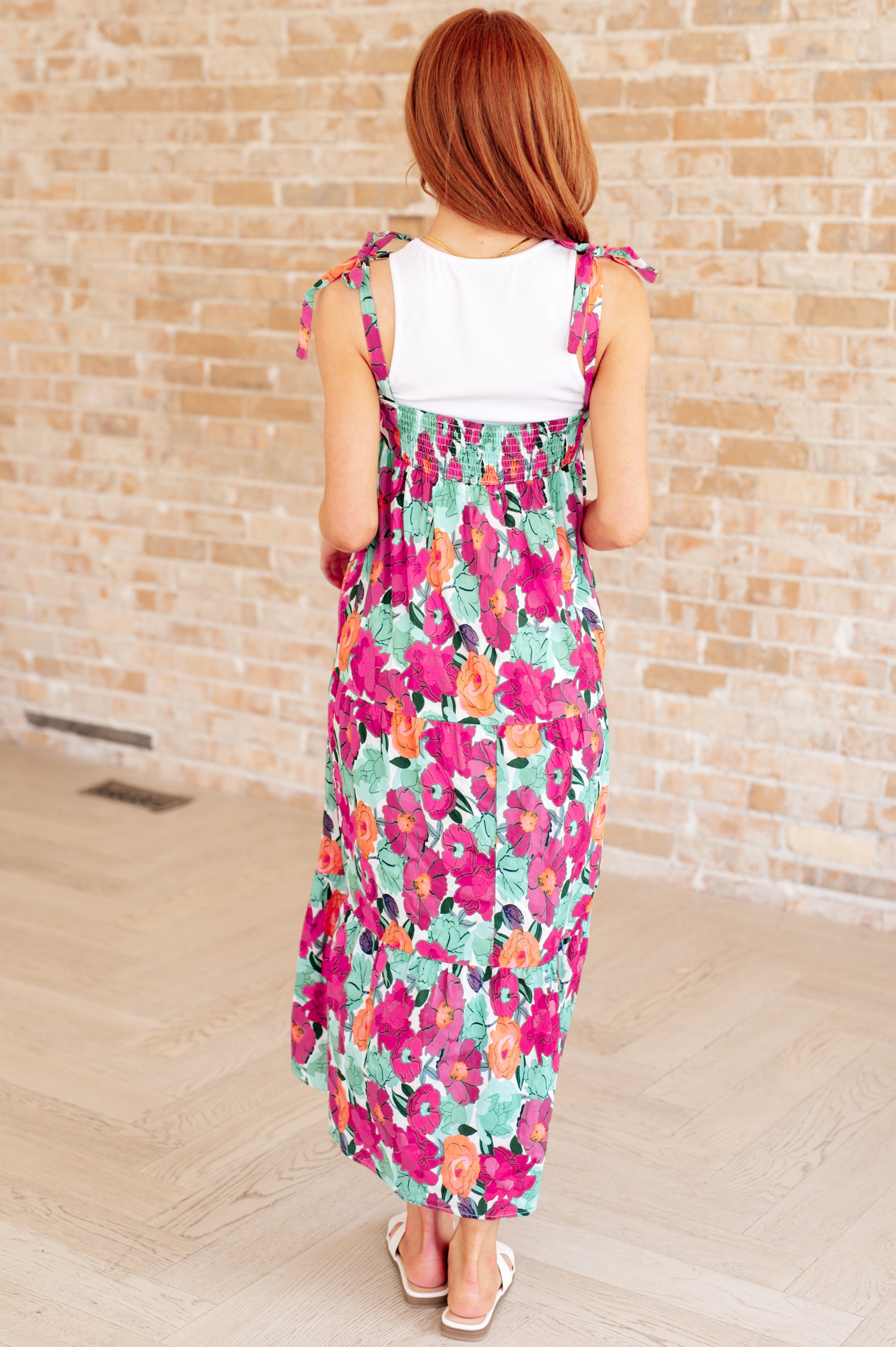 Someplace Warm Tiered Maxi Dress