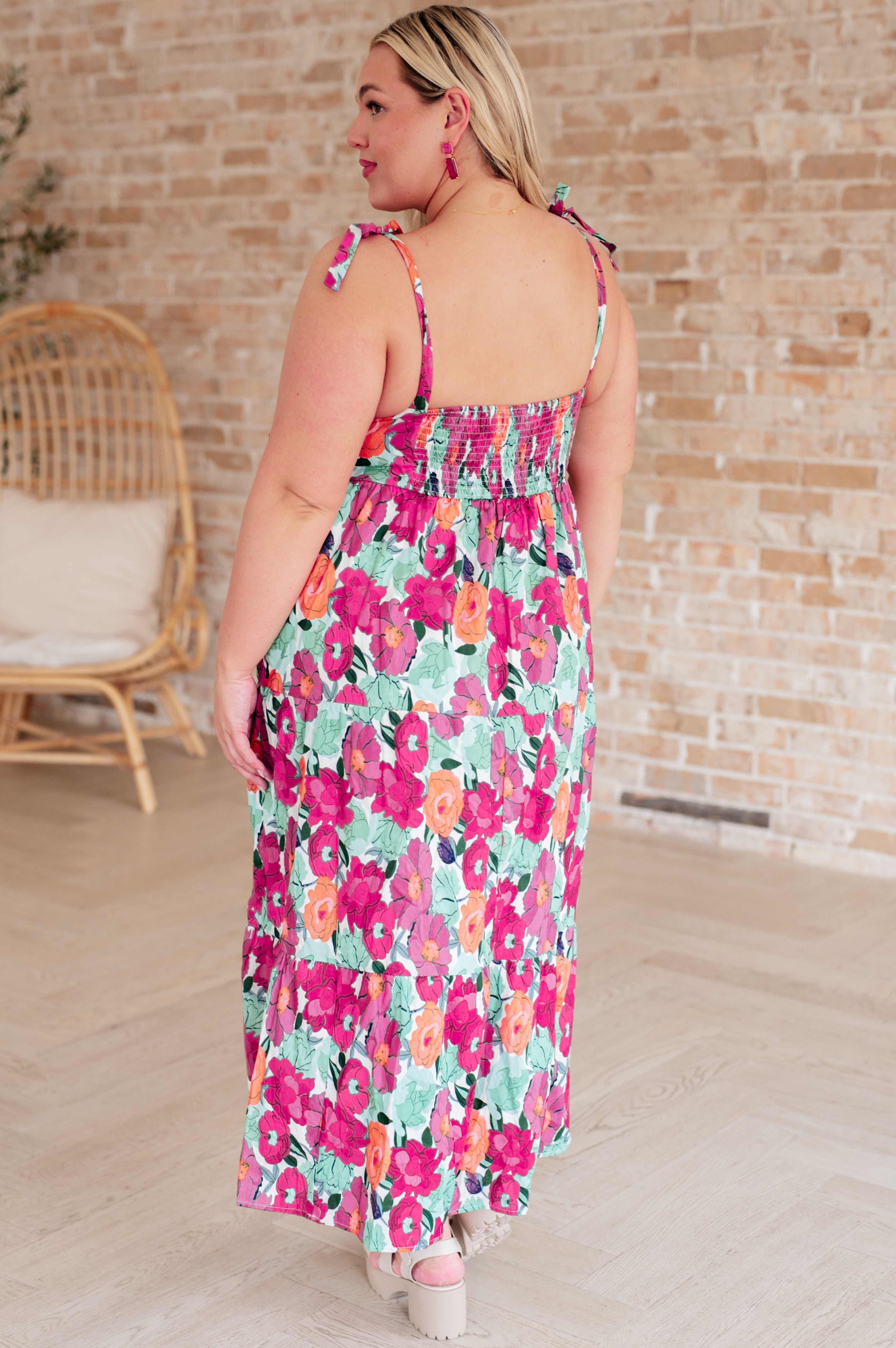 Someplace Warm Tiered Maxi Dress