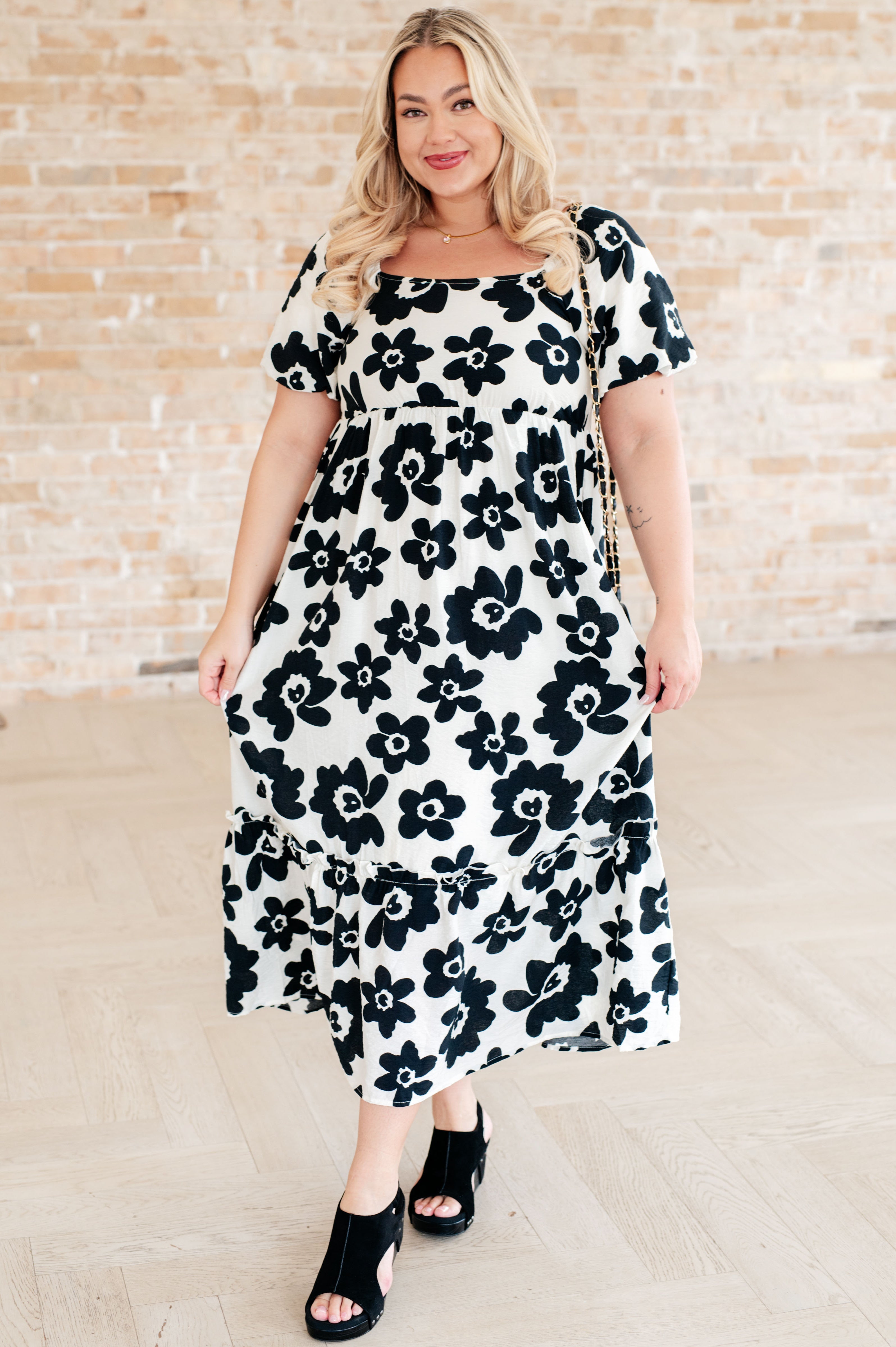 The Vintage Mod Floral Coquette Dress