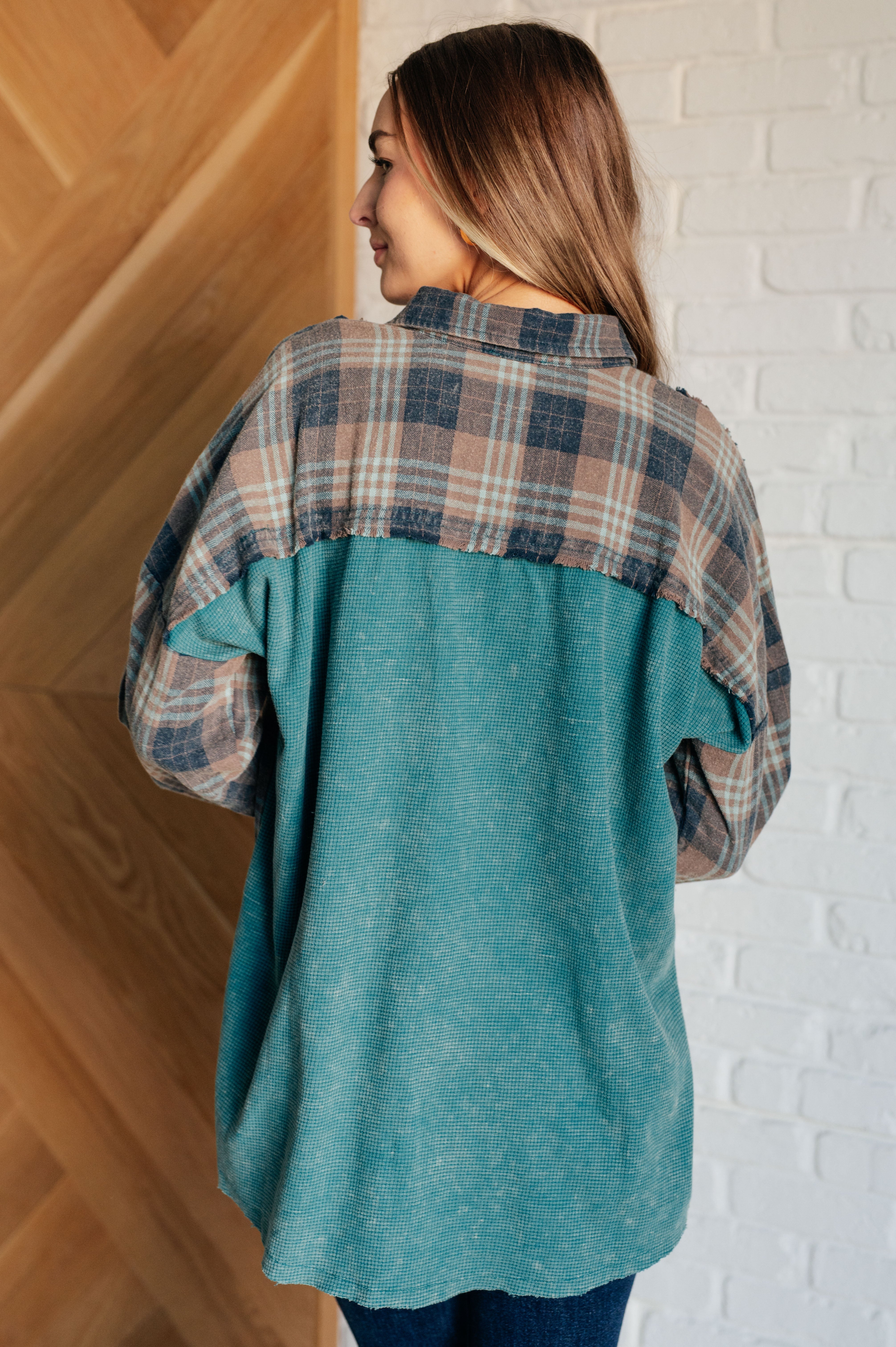 Thermal Plaid Button Up In Fall Flannel