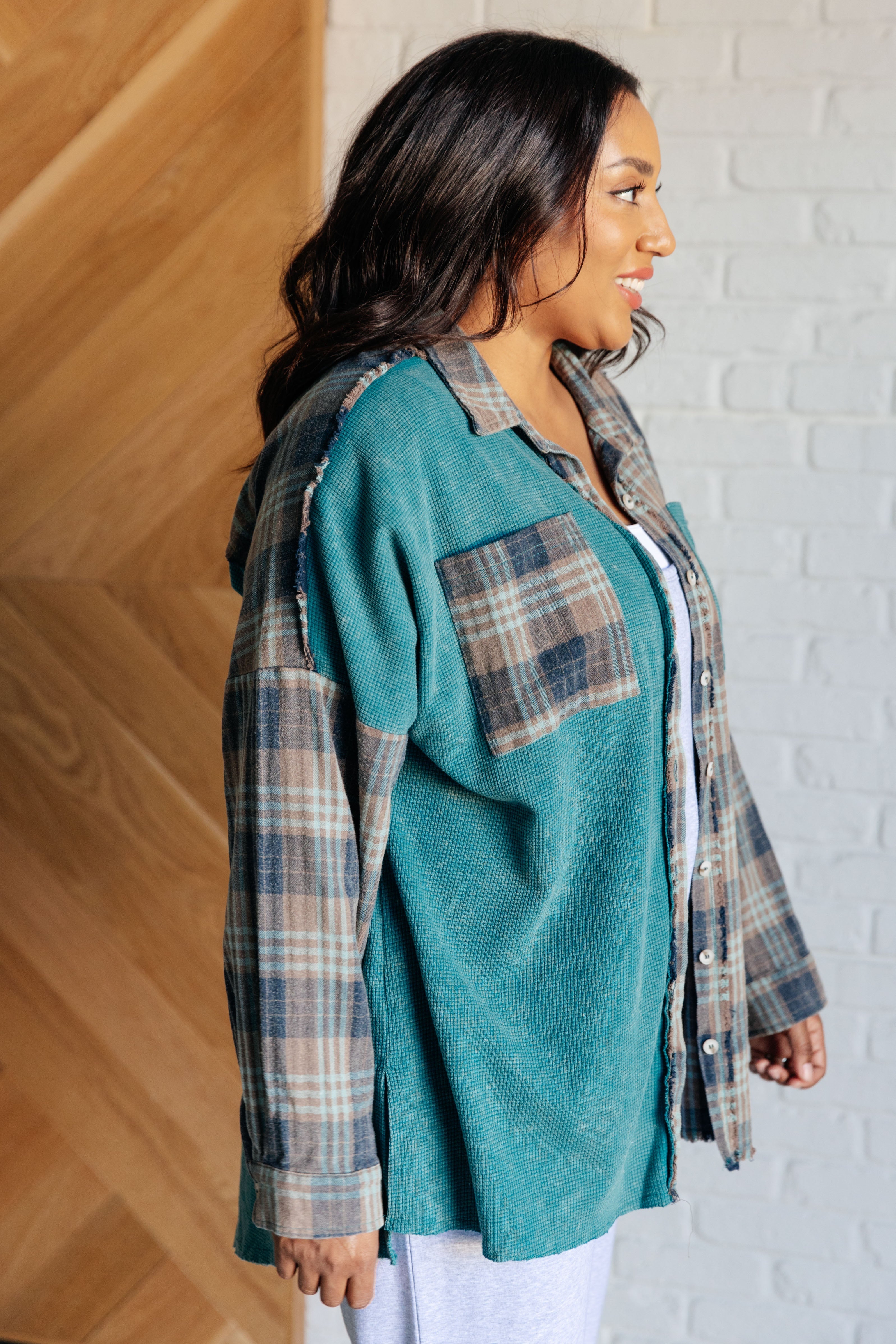 Thermal Plaid Button Up In Fall Flannel