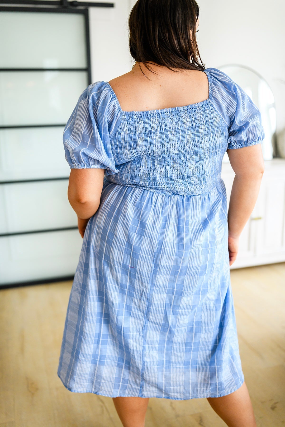 Blue Gingham Dress ~SALE~