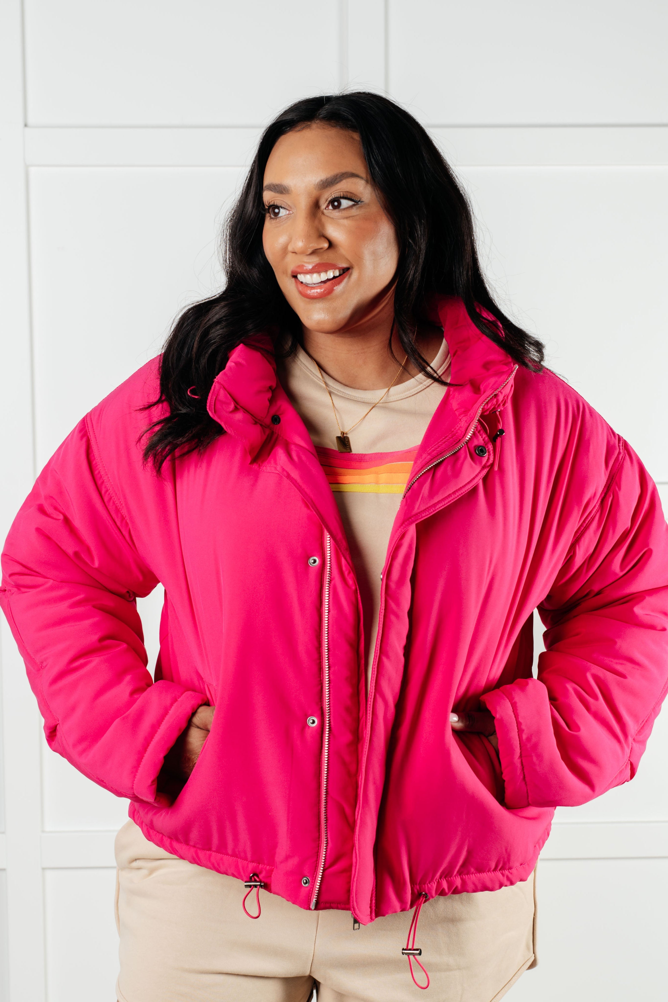 Blushing Beauty Quilted Puffer Jacket