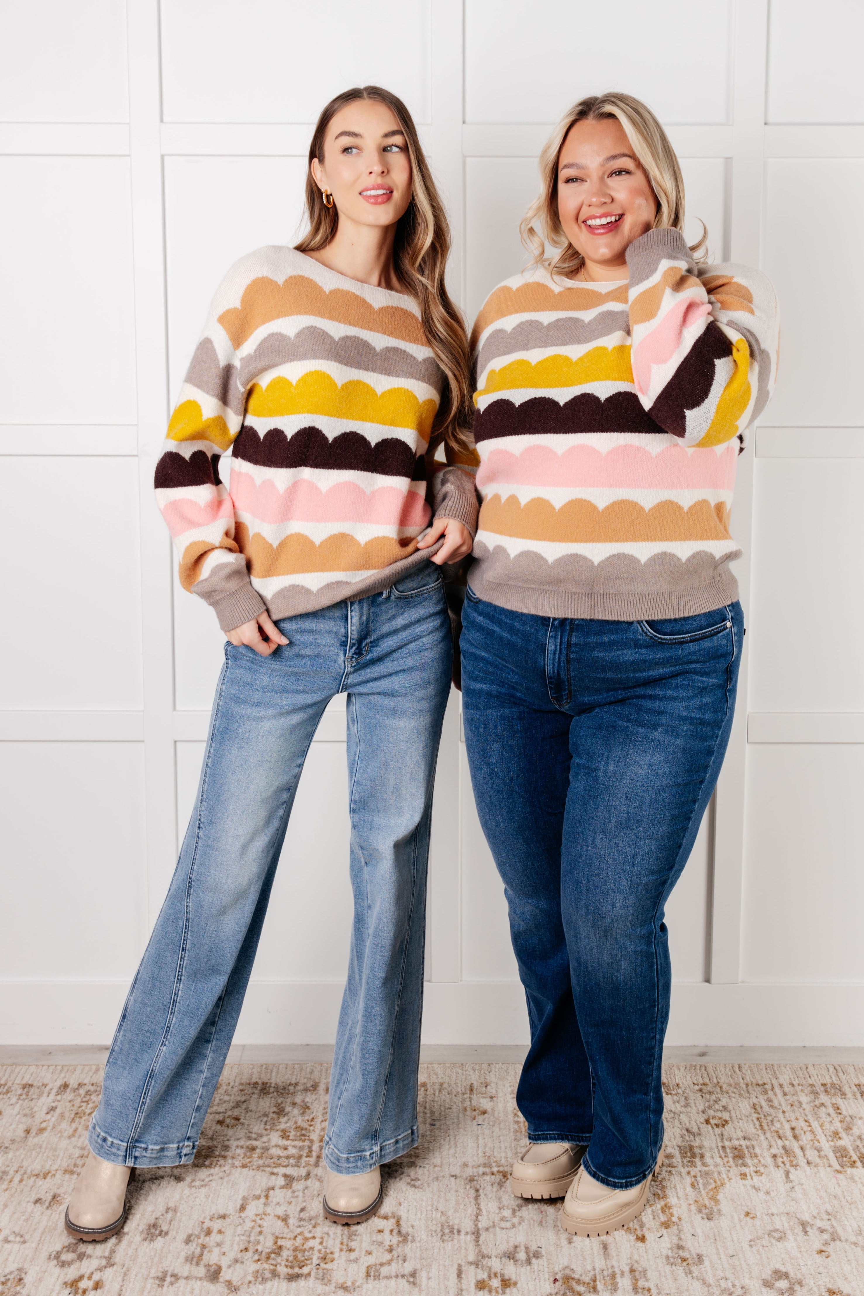 Coral Reef Striped Sweater