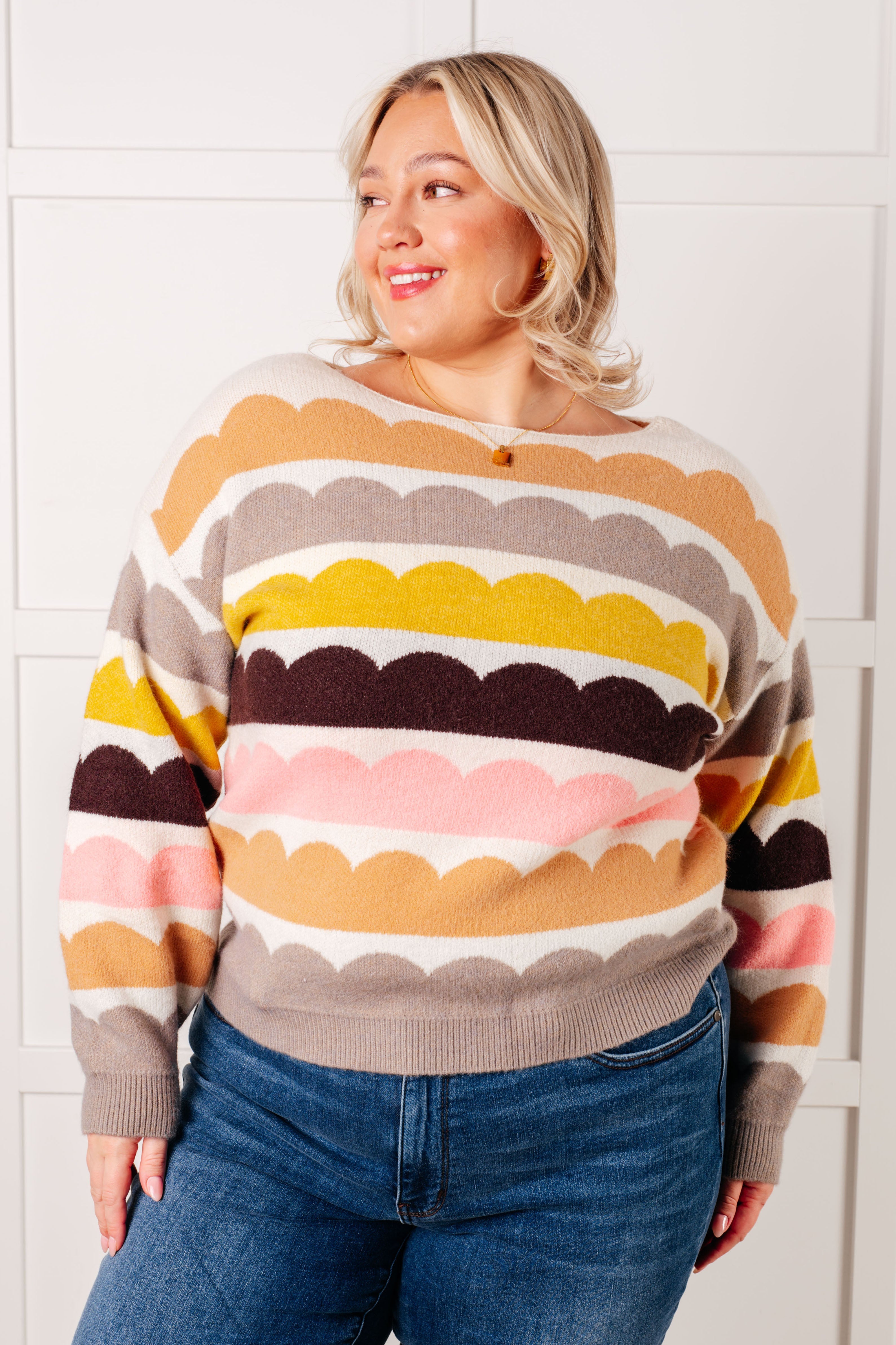 Coral Reef Striped Sweater