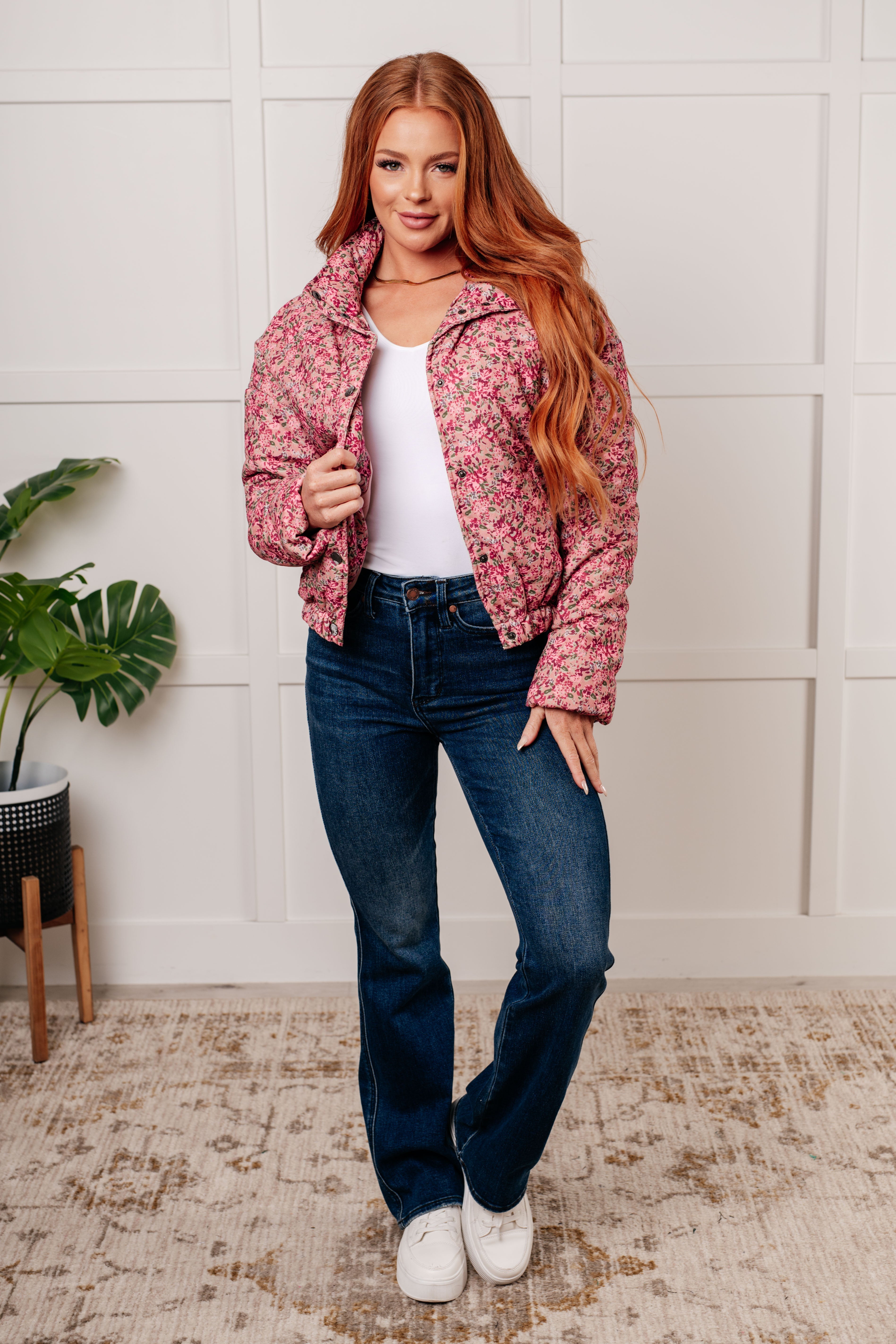 Petal Puff Dream Jacket in Rose Multi