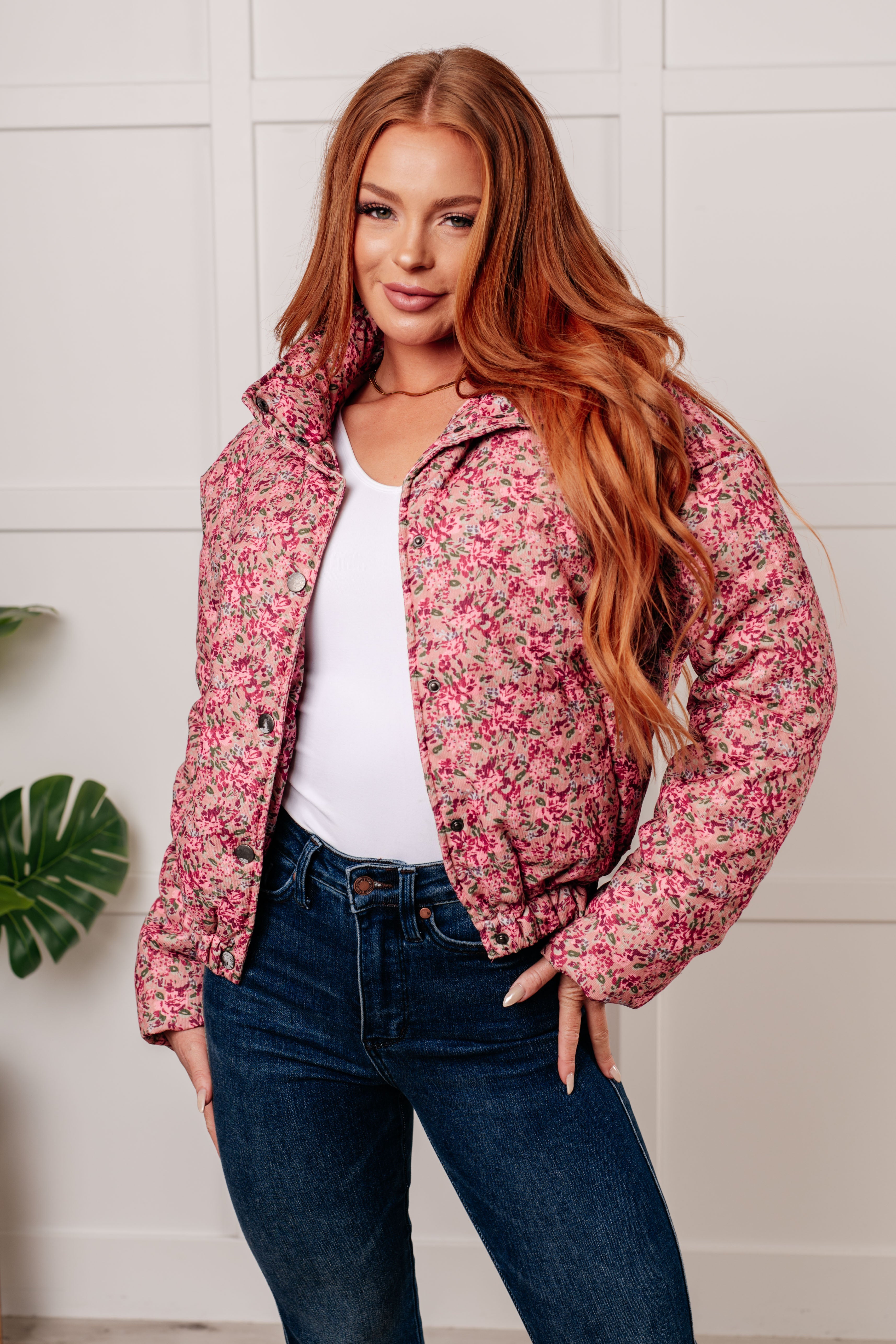 Petal Puff Dream Jacket in Rose Multi