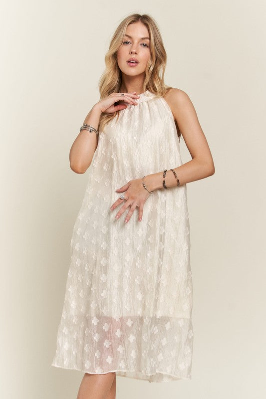 Adora Pearl Grecian Midi Dress