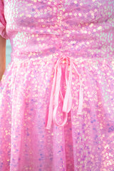 Pink Swifty Sequin Dress Lover Era -SALE- (SIZE SMALL LEFT)