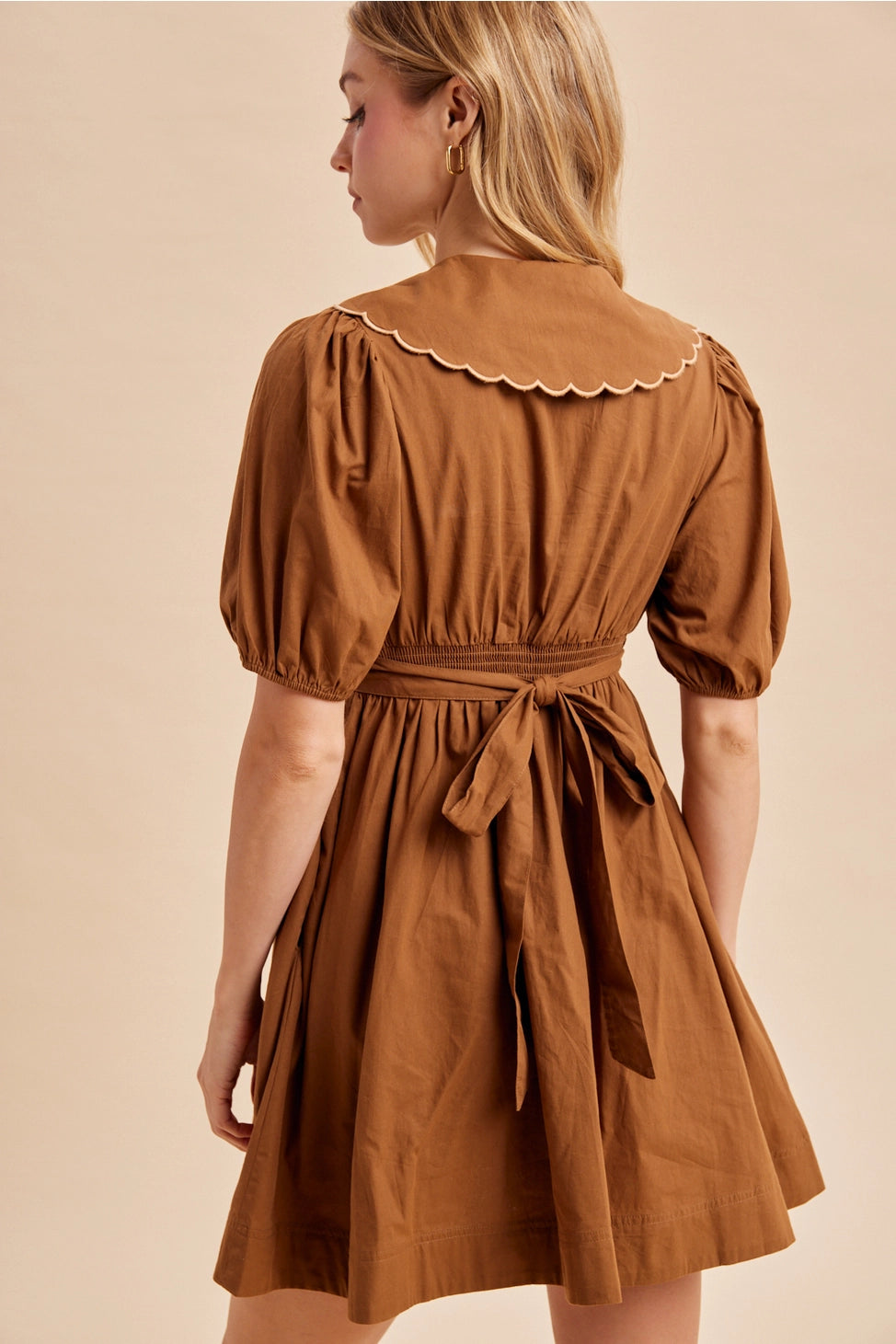 Giving Thanks Dress In Chestnut