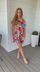In The Garden Floral Dress