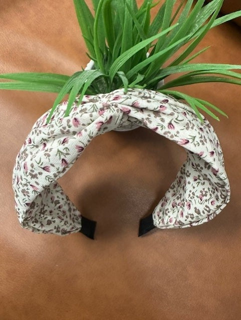 Floral Print Knot Headband