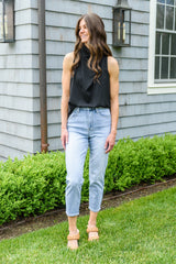 RISEN JEANS A-Game Mom Fit Jeans