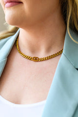 Decadent Darling Link Chain Choker Necklace
