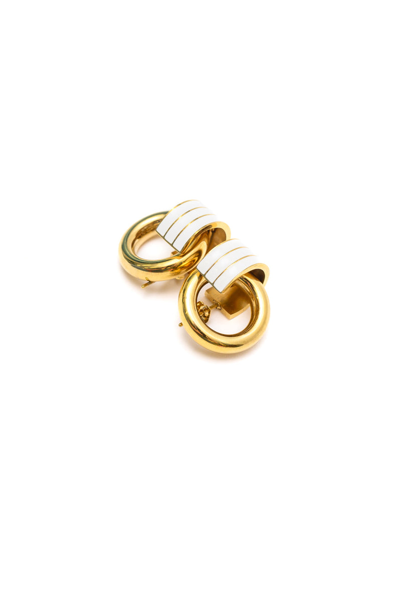 18k Gold High Class Hoop Earrings